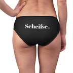 Scheiße German Bikini Underwear, Funny Women's Lingerie, European Style Panties, Unique Germany Gift, Novelty Undergarments, Retro Briefs