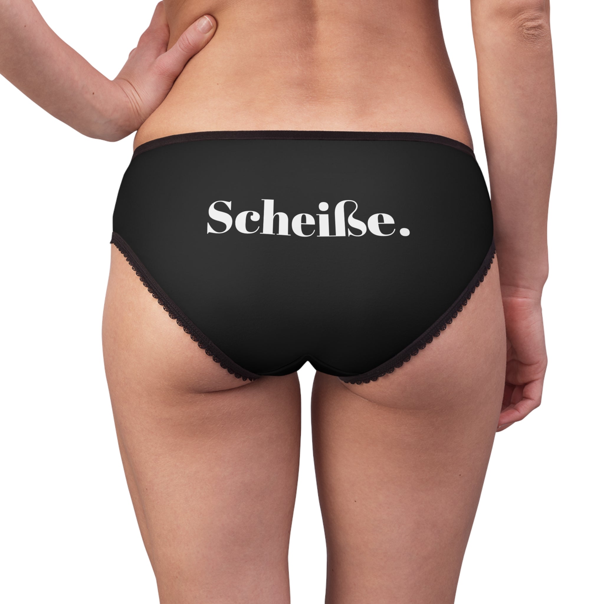 Scheiße German Bikini Underwear, Funny Women's Lingerie, European Style Panties, Unique Germany Gift, Novelty Undergarments, Retro Briefs