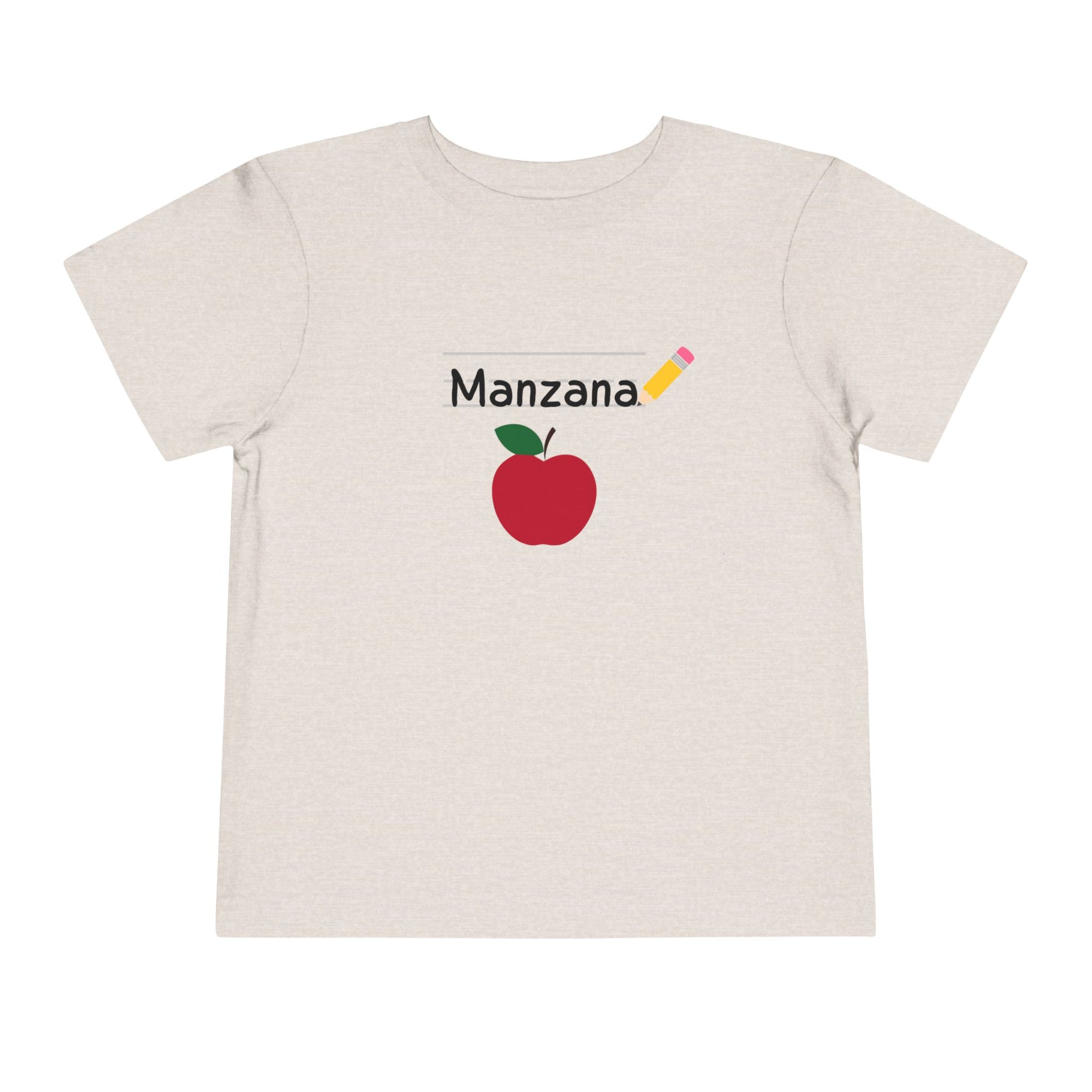 Manzana Apple and Pencil Toddler Tee Shirt