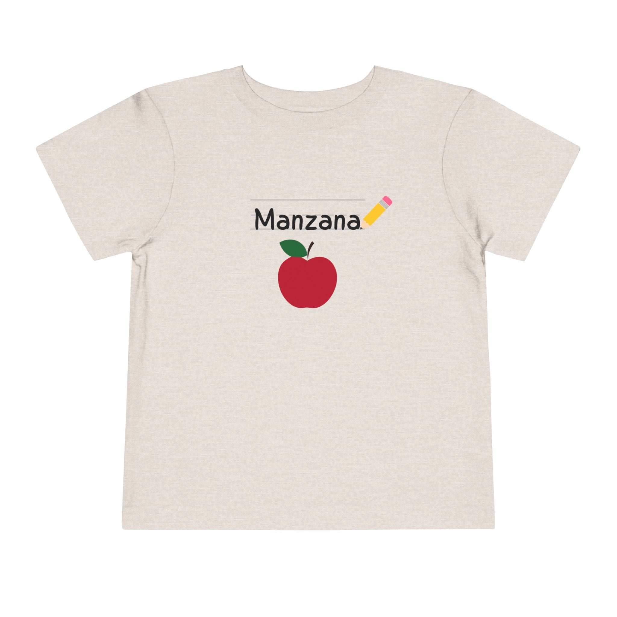 Manzana Apple and Pencil Toddler Tee Shirt
