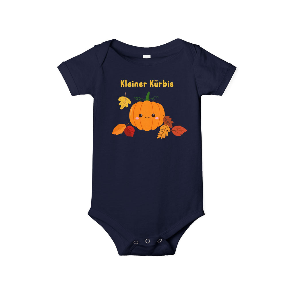 Kleiner Kürbis (little pumpkin) Infant Jersey One Piece - La Vie Bien - Fall baby announcement - fall baby onesie