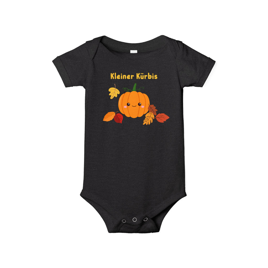 Kleiner Kürbis (little pumpkin) Infant Jersey One Piece - La Vie Bien - Fall baby announcement - fall baby onesie