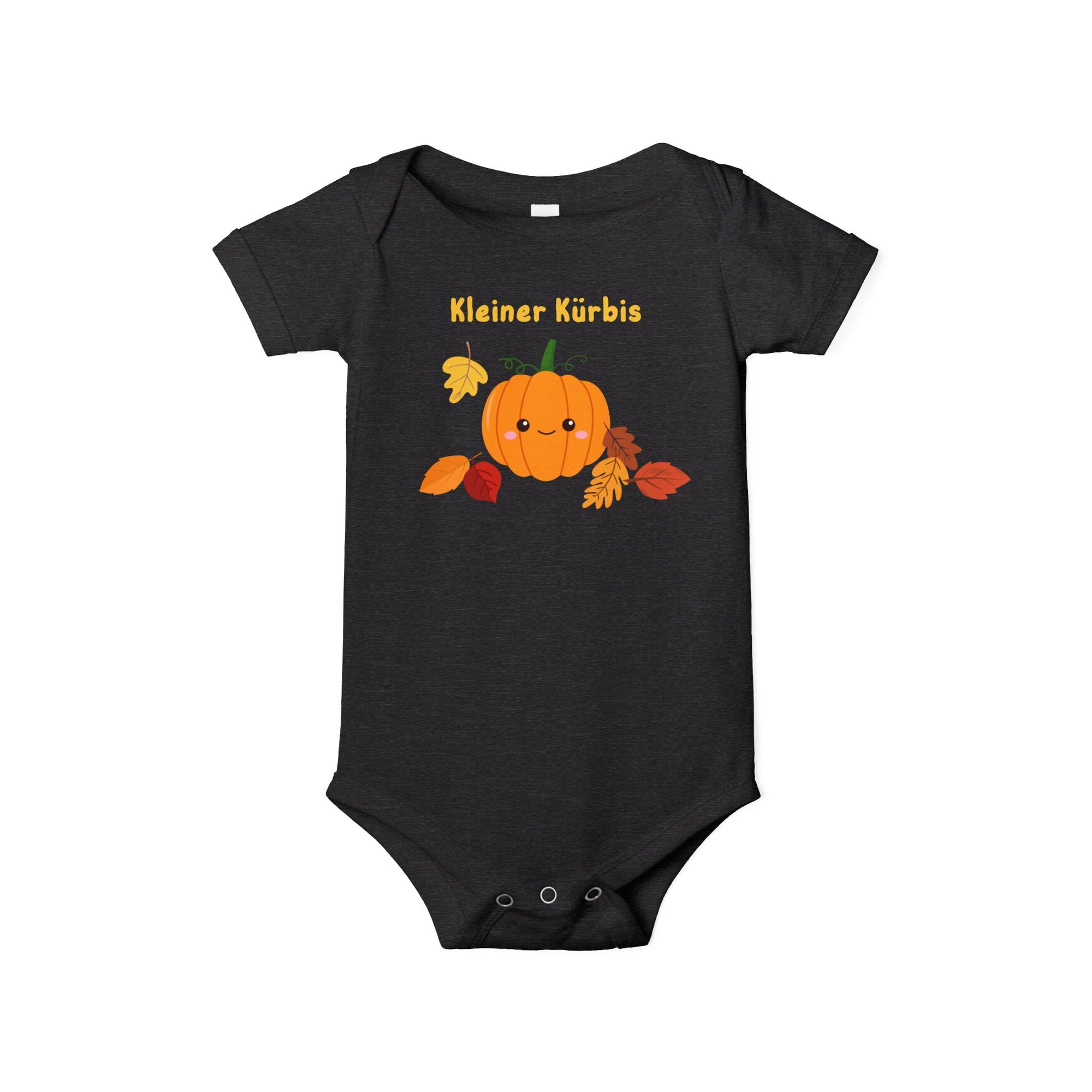 Kleiner Kürbis (little pumpkin) Infant Jersey One Piece - La Vie Bien - Fall baby announcement - fall baby onesie
