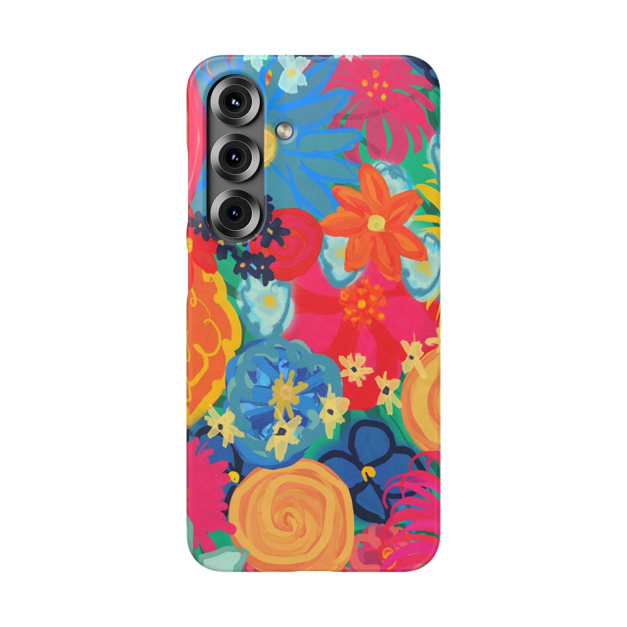 Bespattered Facade Bold Florals Snap Case
