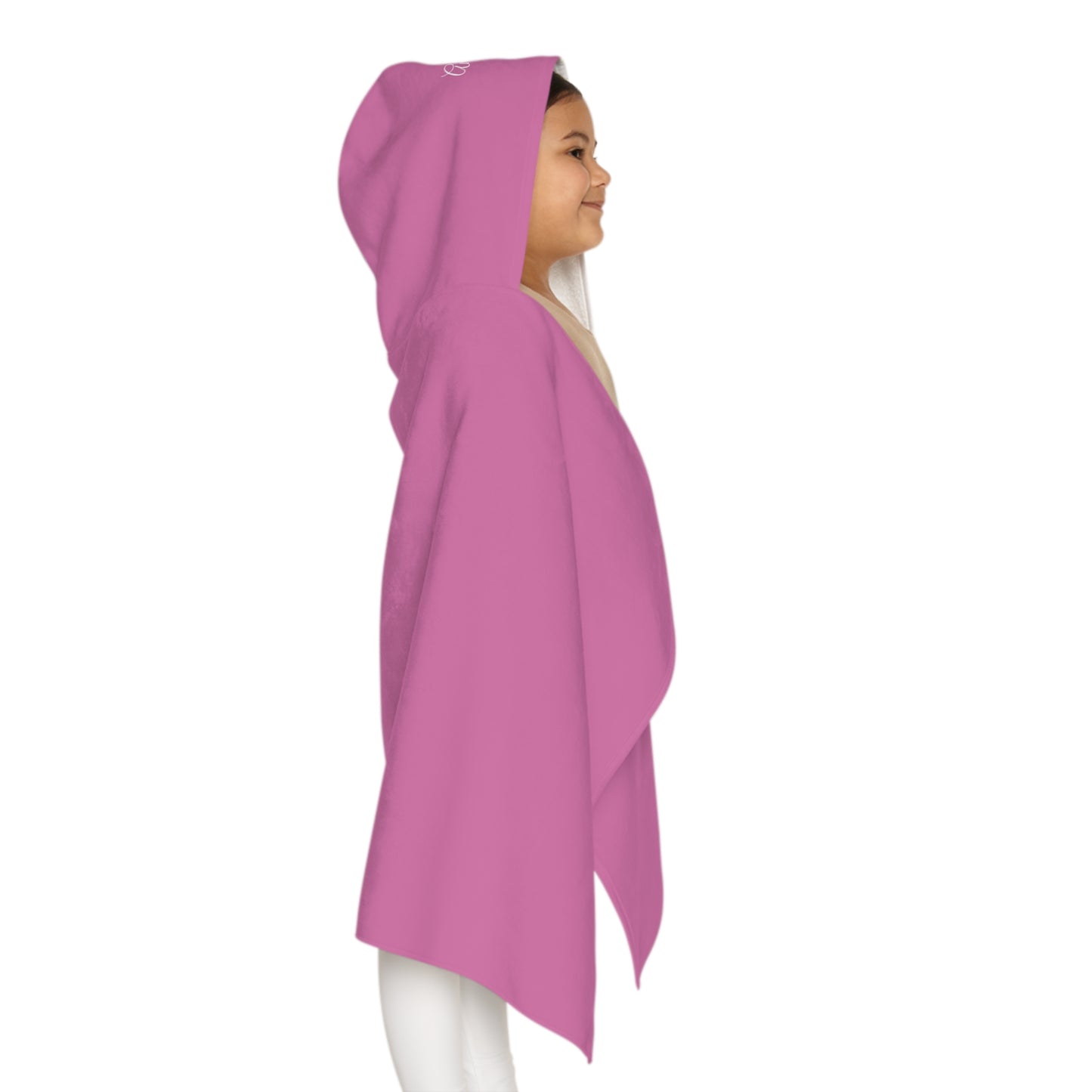 Kid's personalized ballet slippers hooded bath towel