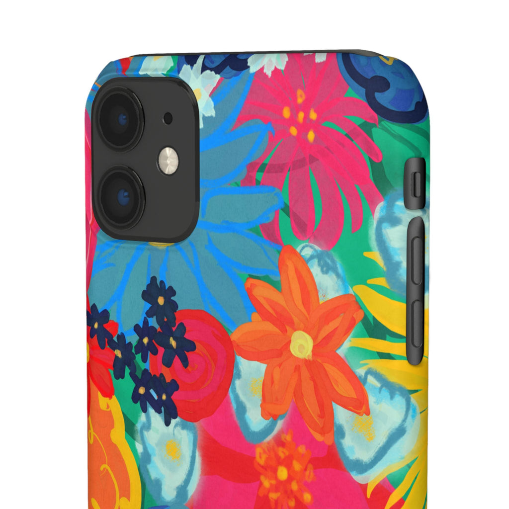 Bespattered Facade Bold Florals Snap Case