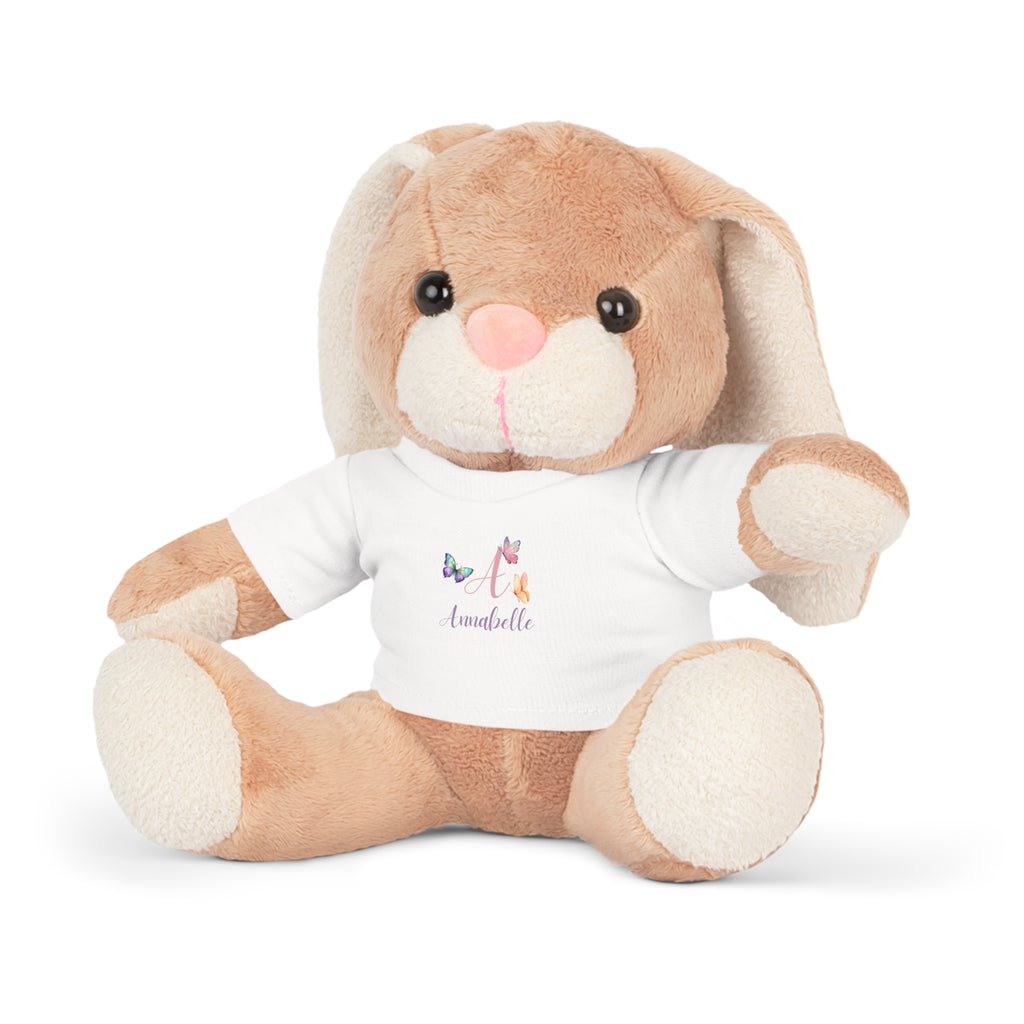 Personalized stuffed animal- Butterfly with initial