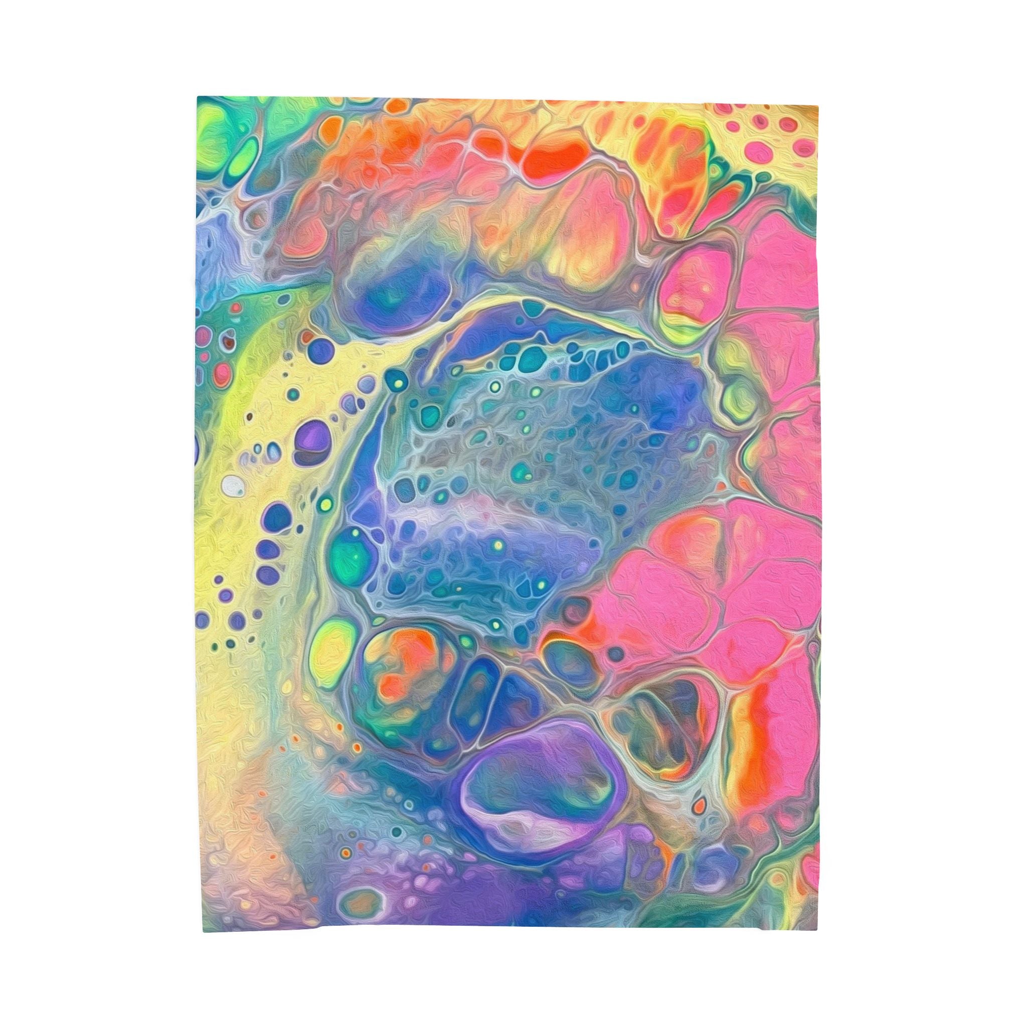 Bespattered Facade Unicorn Velveteen Plush Blanket | 3 Sizes