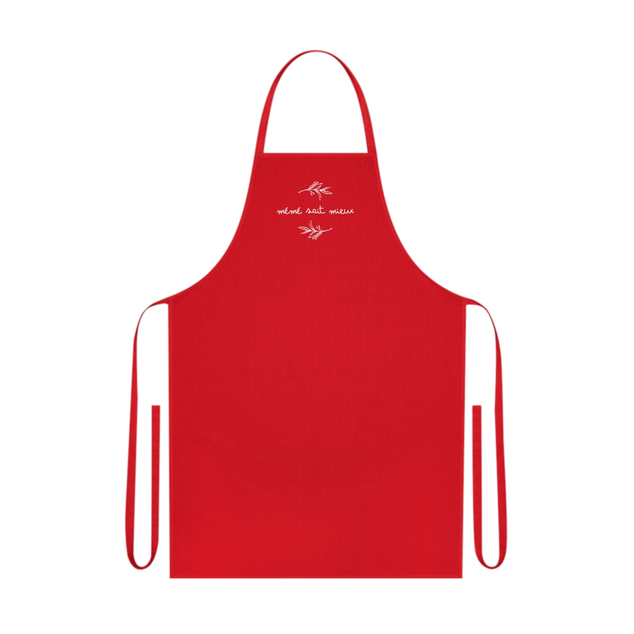 Mémé sait mieux Cotton Apron, French Grandma Kitchen Apron
