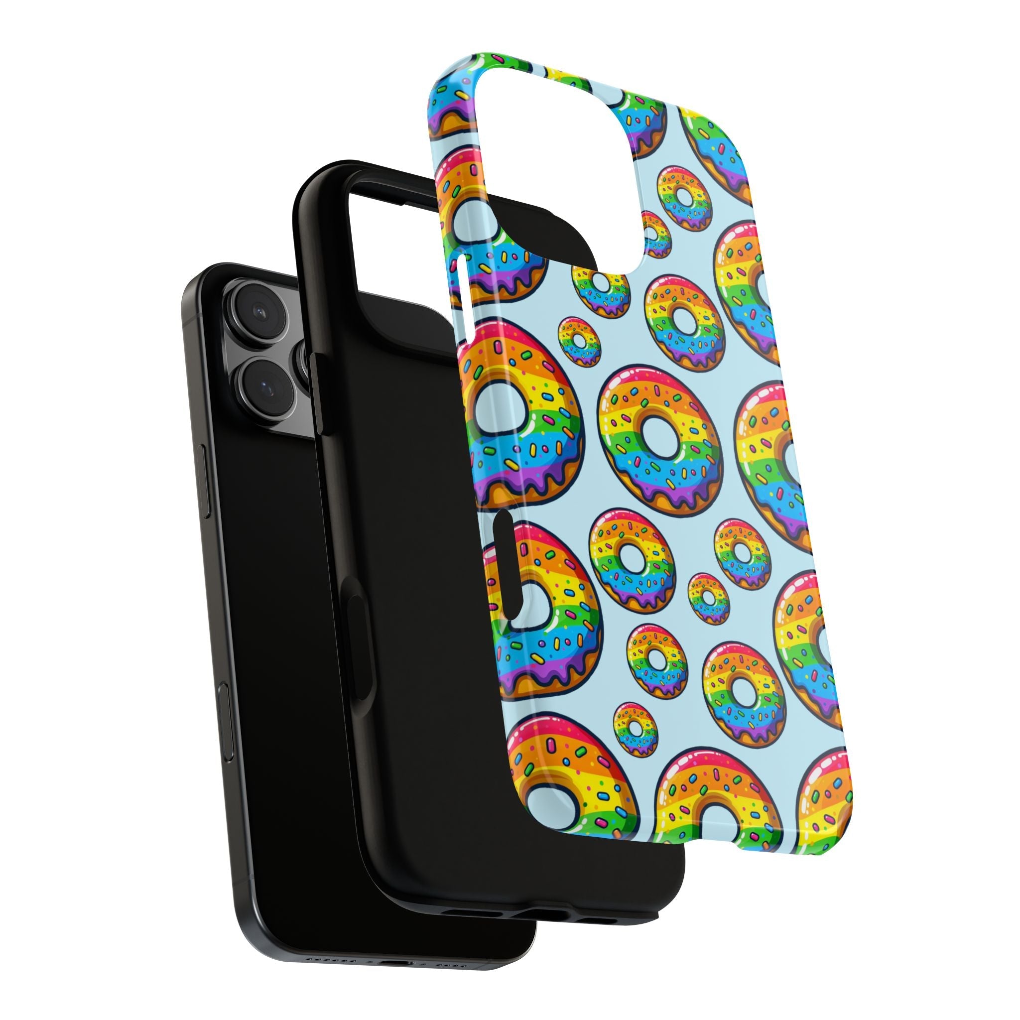 Bespattered Facade Rainbow Sprinkle Donut Tough Case