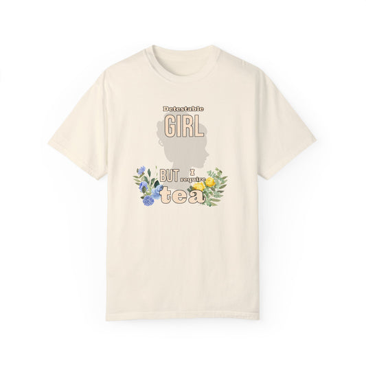 Detestable Girl but I require tea Oscar Wilde Quote T-Shirt, Importance of Being Earnest