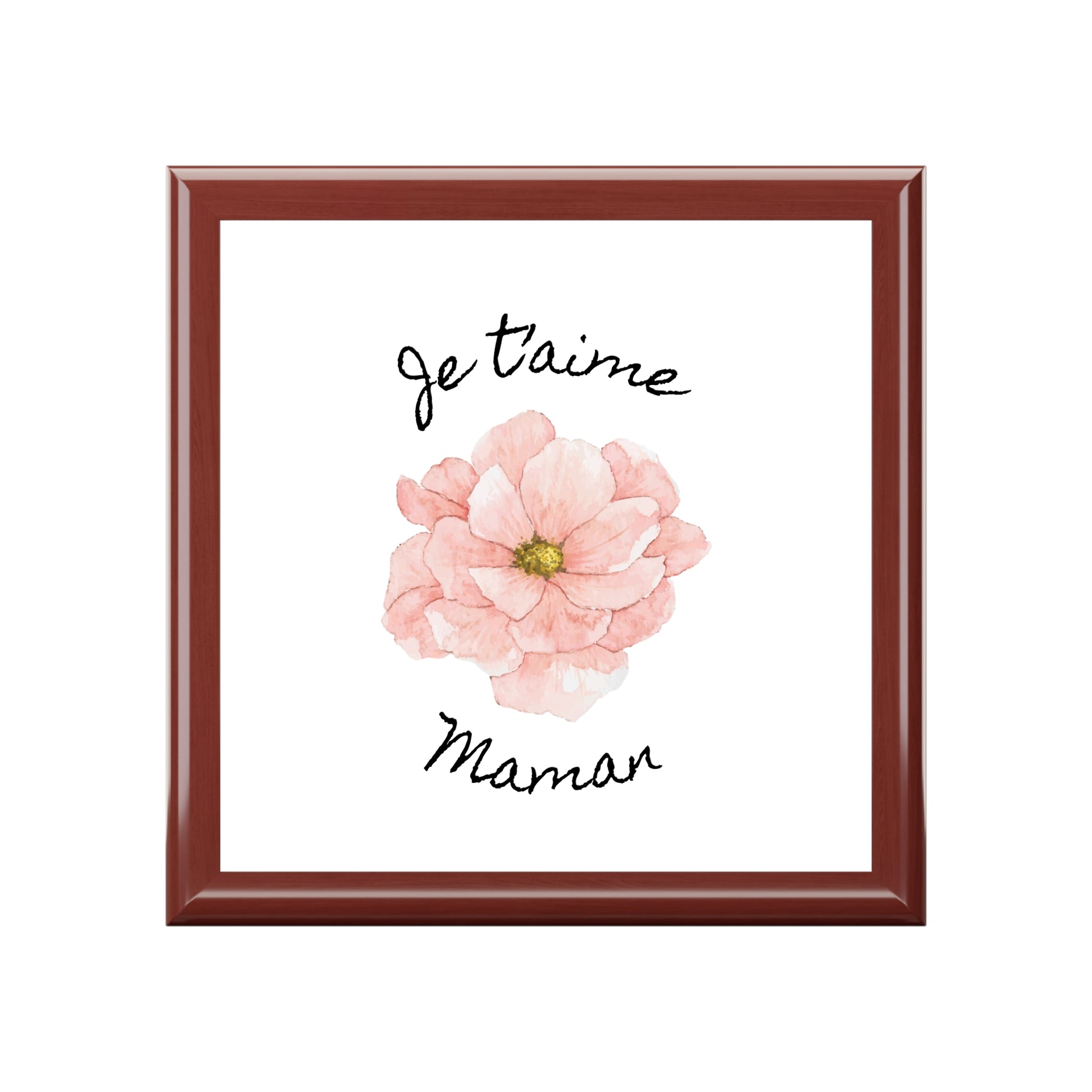 Je t'aime Maman boîte à bijoux pour Maman