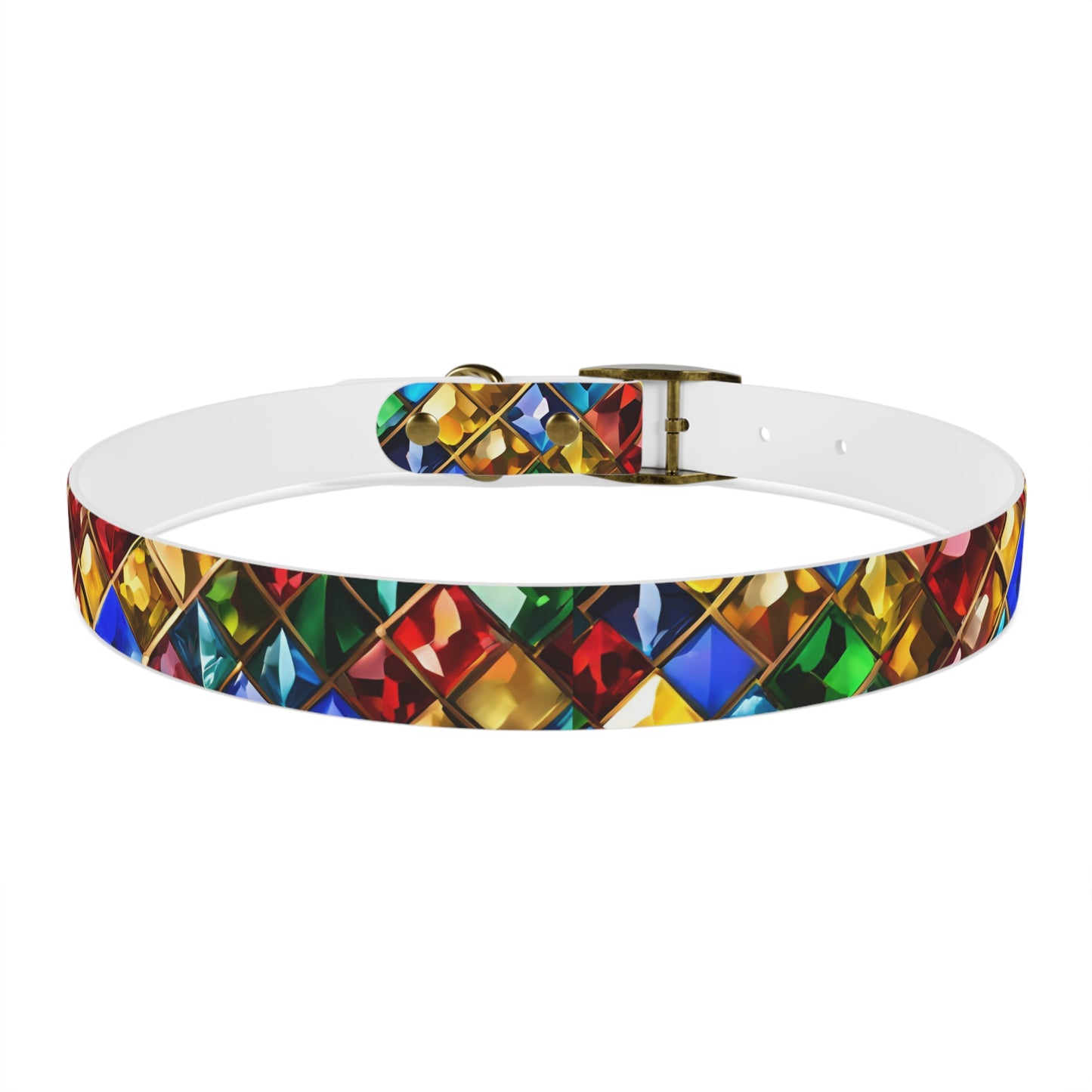 Collier pour chien à imprimé bijou