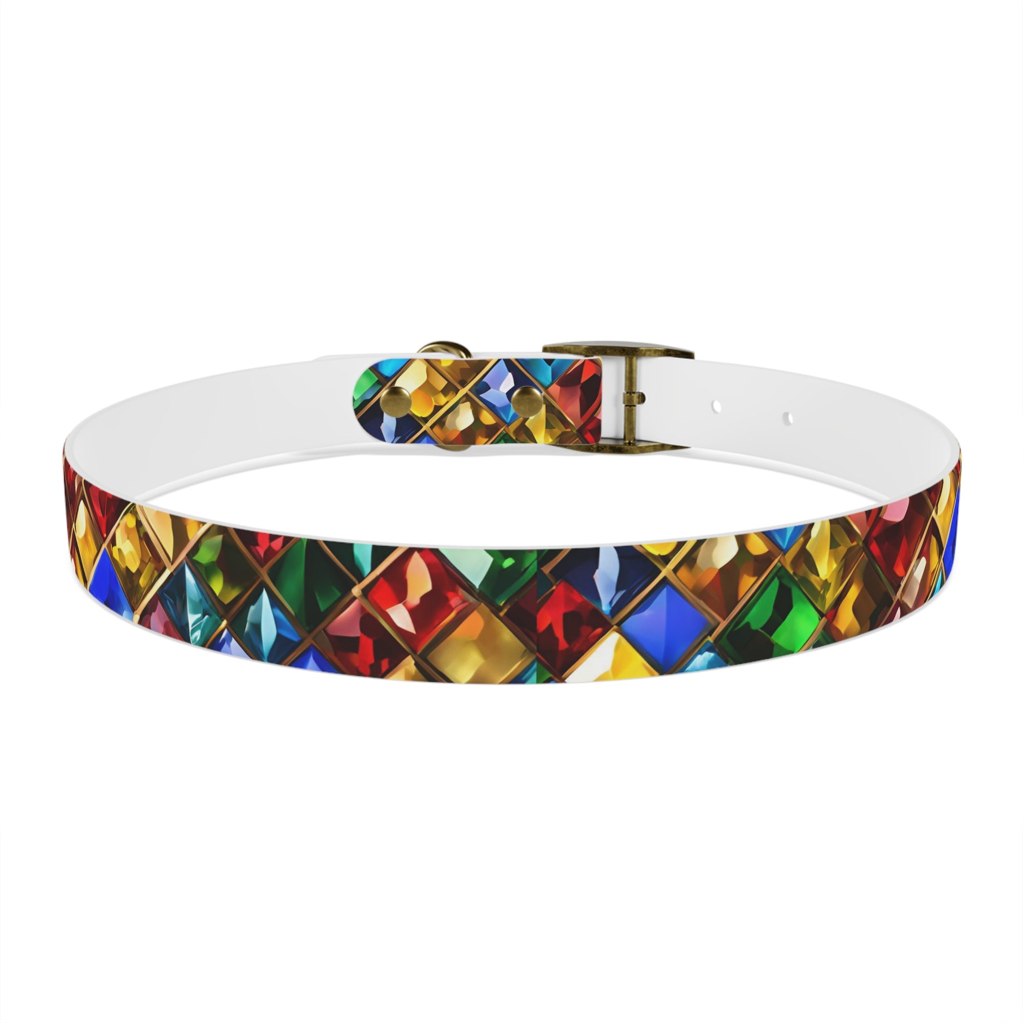 Jewel print Dog Collar