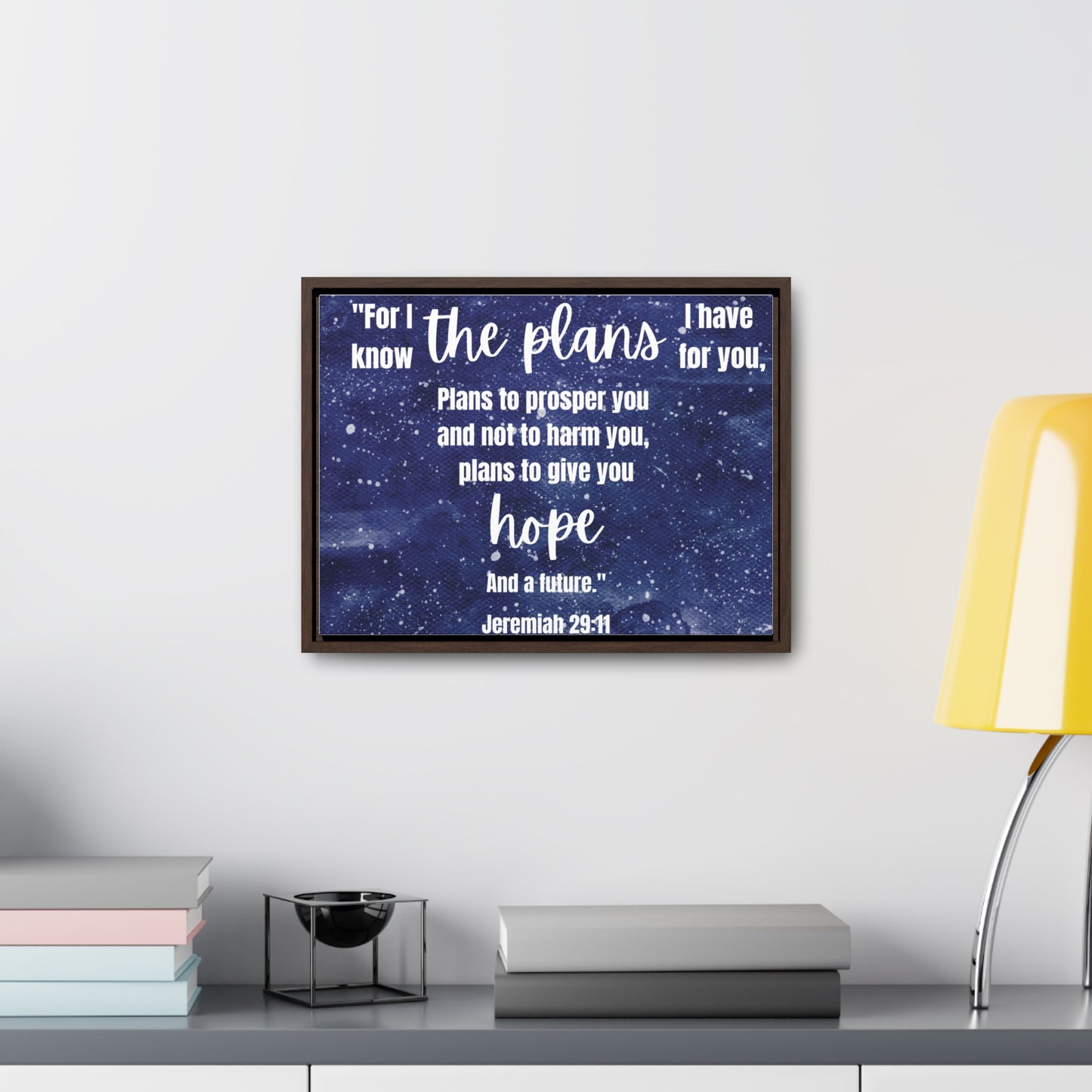 Jeremiah 29 11 bible verse canvas