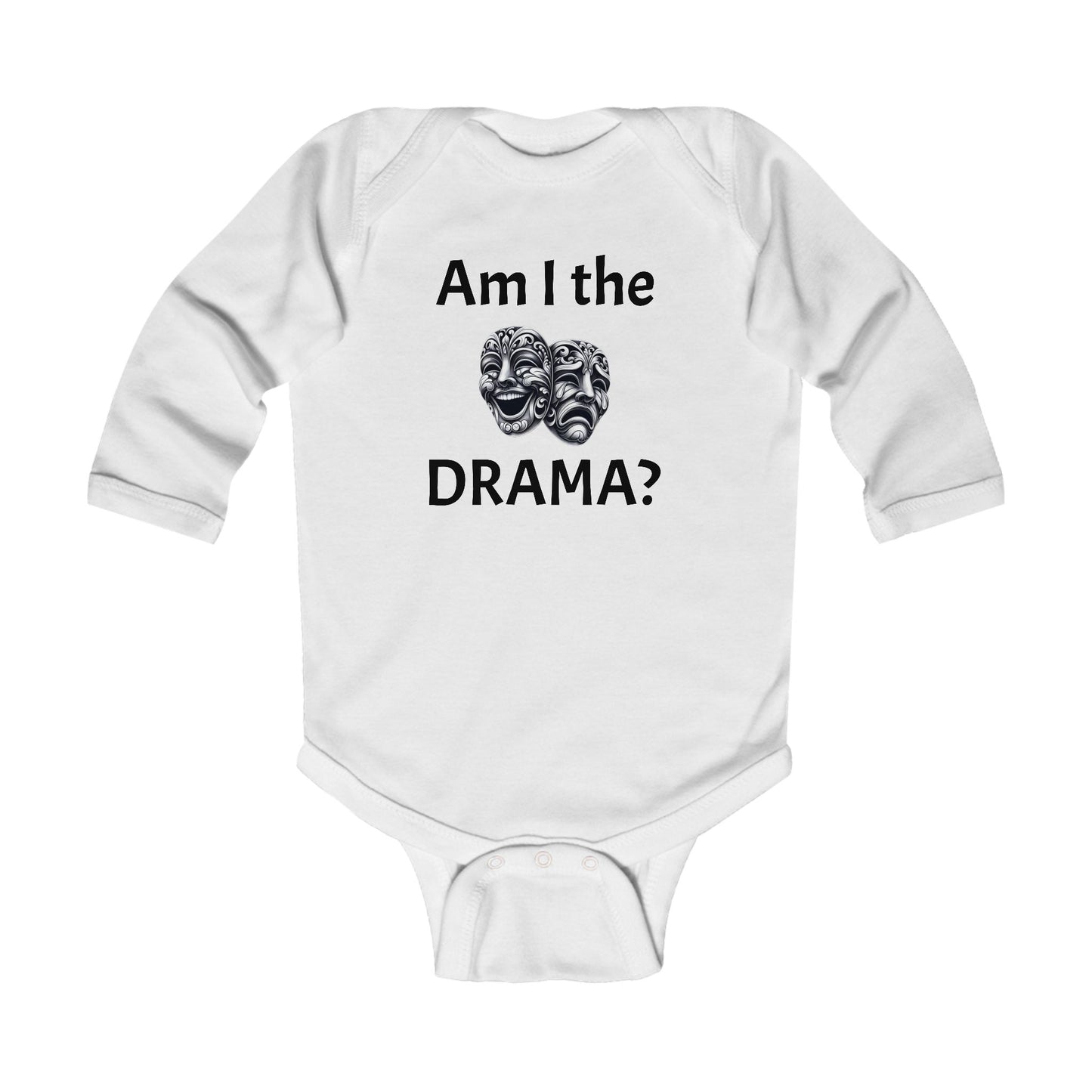 Suis-je le drame ? Masque de théâtre pour bébé