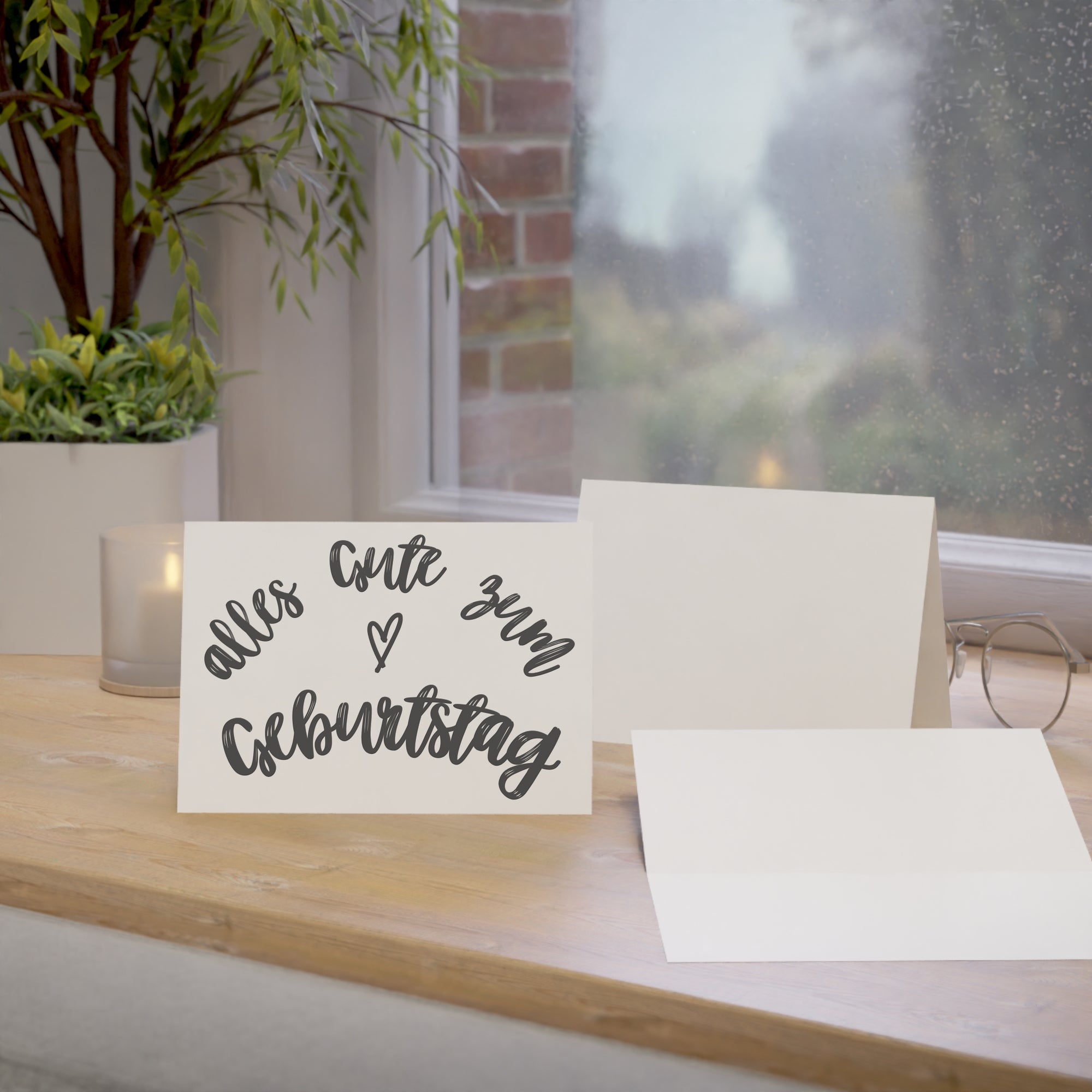 Alles Gute zum Geburtstag Birthday Greeting Cards - German