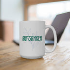 Auftanken German "Refueling" Mental Health Mug, Ceramic Coffee Cup geschenk