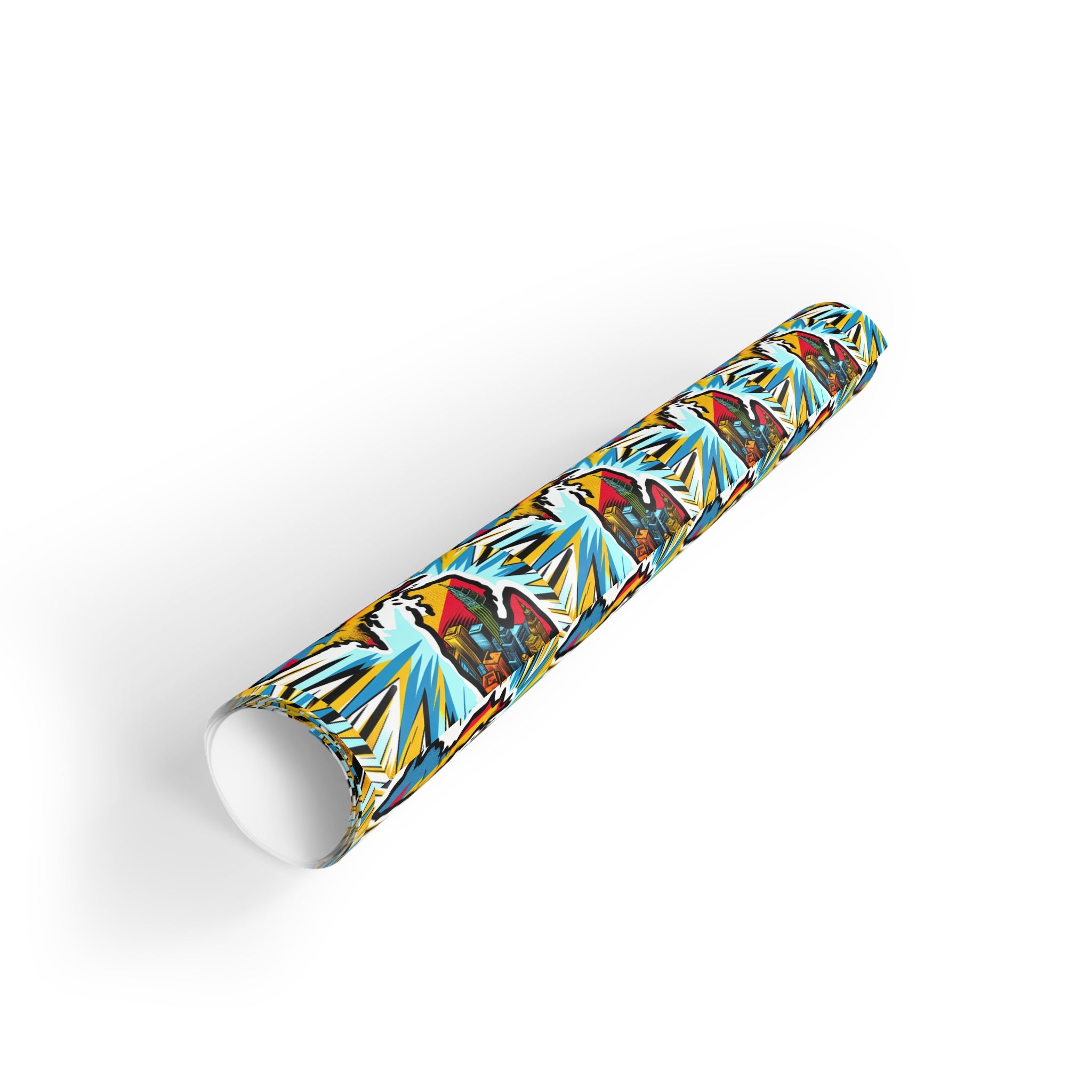 Michigan large comic book style Wrapping Paper