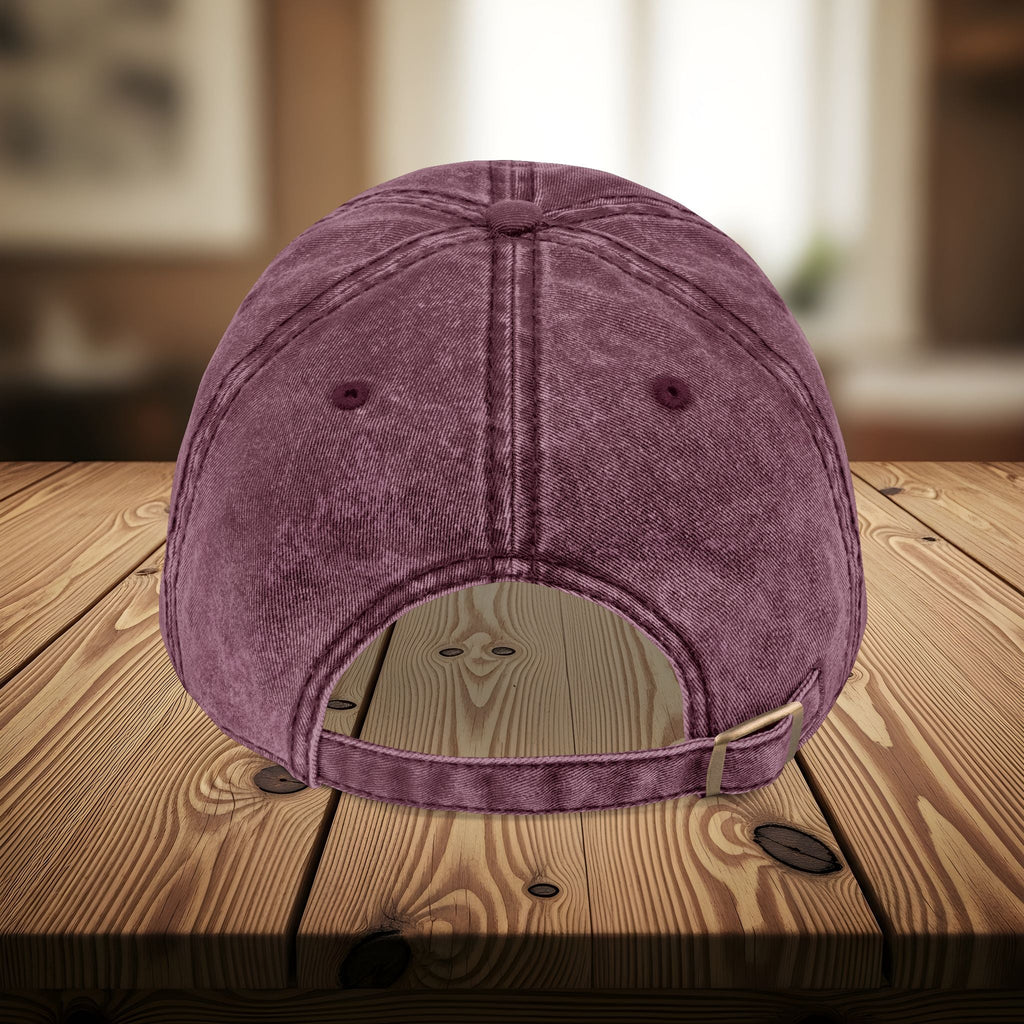 Bespattered Facade "I'm Fine" Black Embroidered Vintage Cap