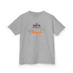 Custom Kids Family name Pumpkin Patch Tee, Personalized Fall Shirt for Family photos