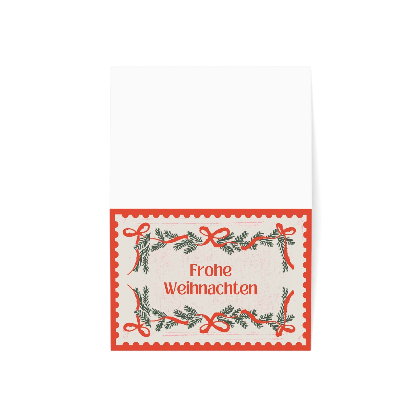 Frohe Weihnachten-Grußkarten - Deutsch „Frohe Weihnachten“