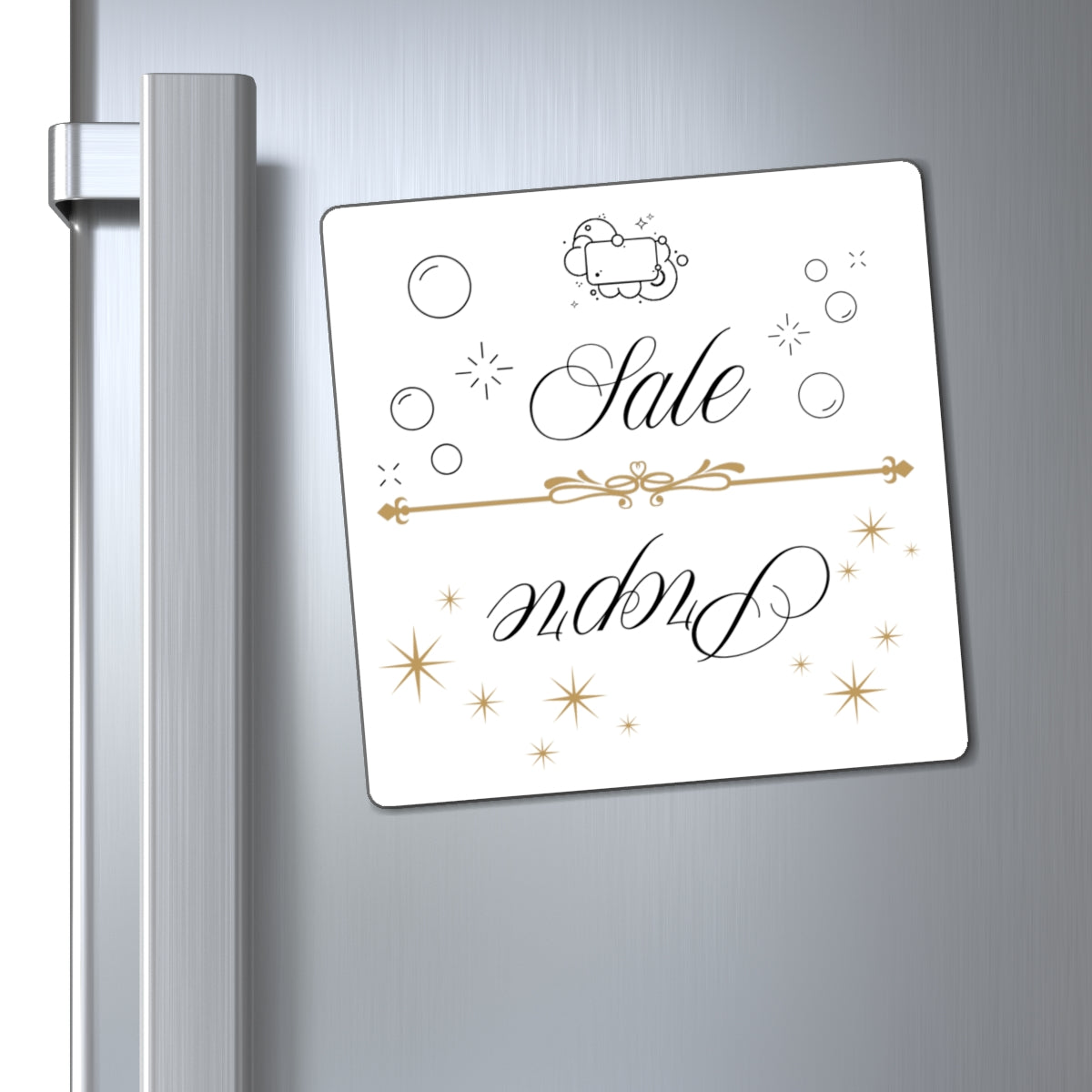 French Dirty and Clean Dishwasher Magnet, French Sale et Propre Status Magnet