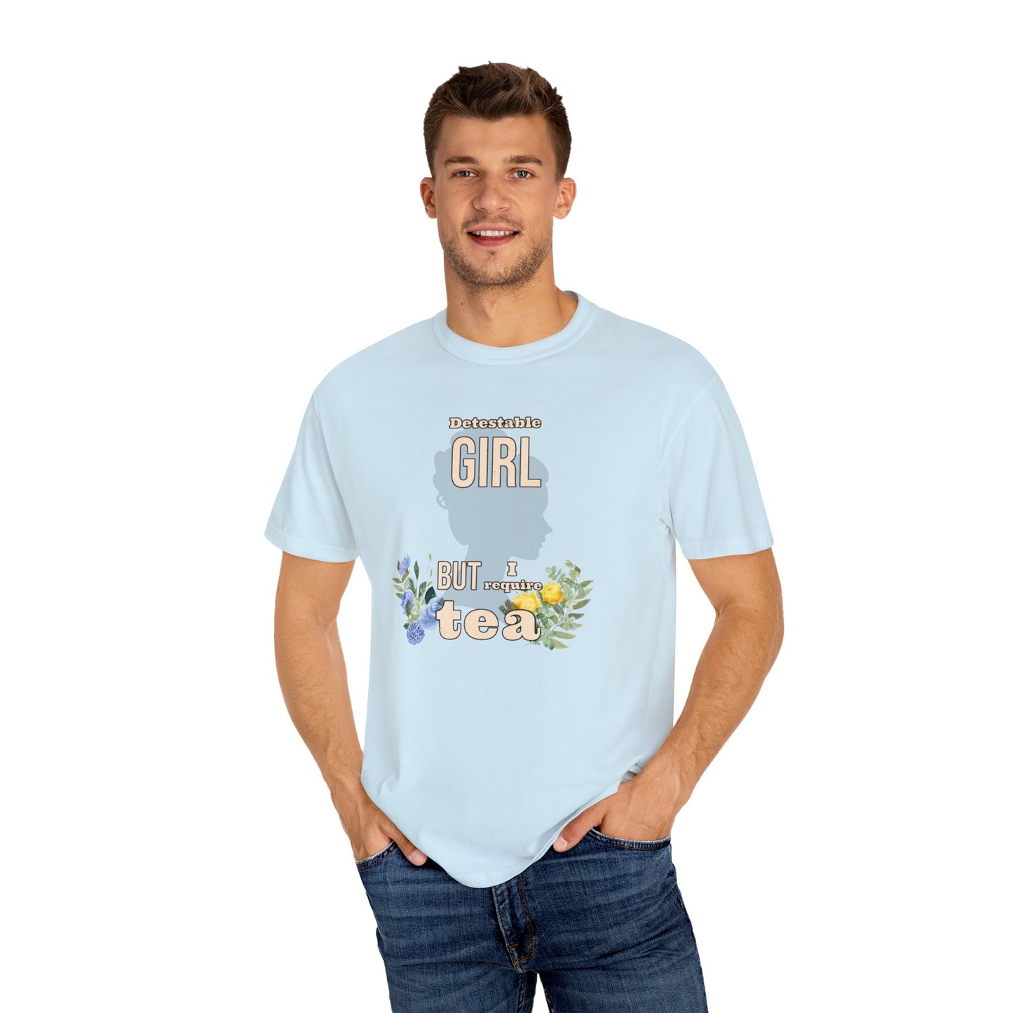 Detestable Girl but I require tea Oscar Wilde Quote T-Shirt, Importance of Being Earnest