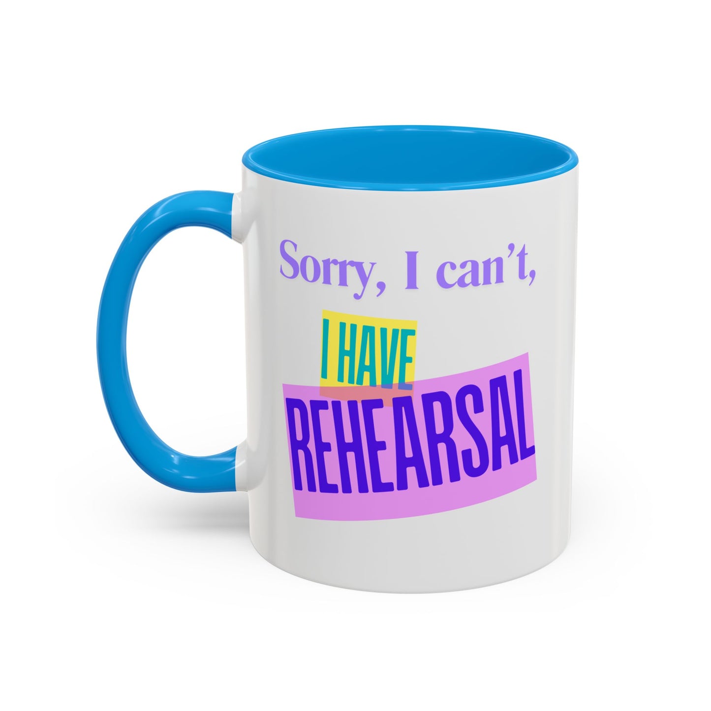 Sorry I can't I have rehearsal mug