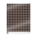 Plaid Gift Wrap Paper - Old School Design