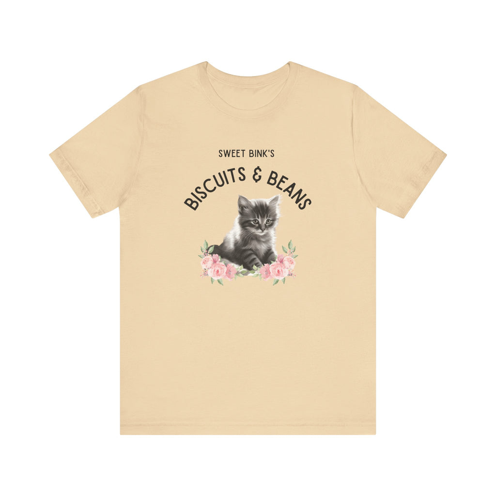 Sweet Bink's Biscuits and Beans cat tee