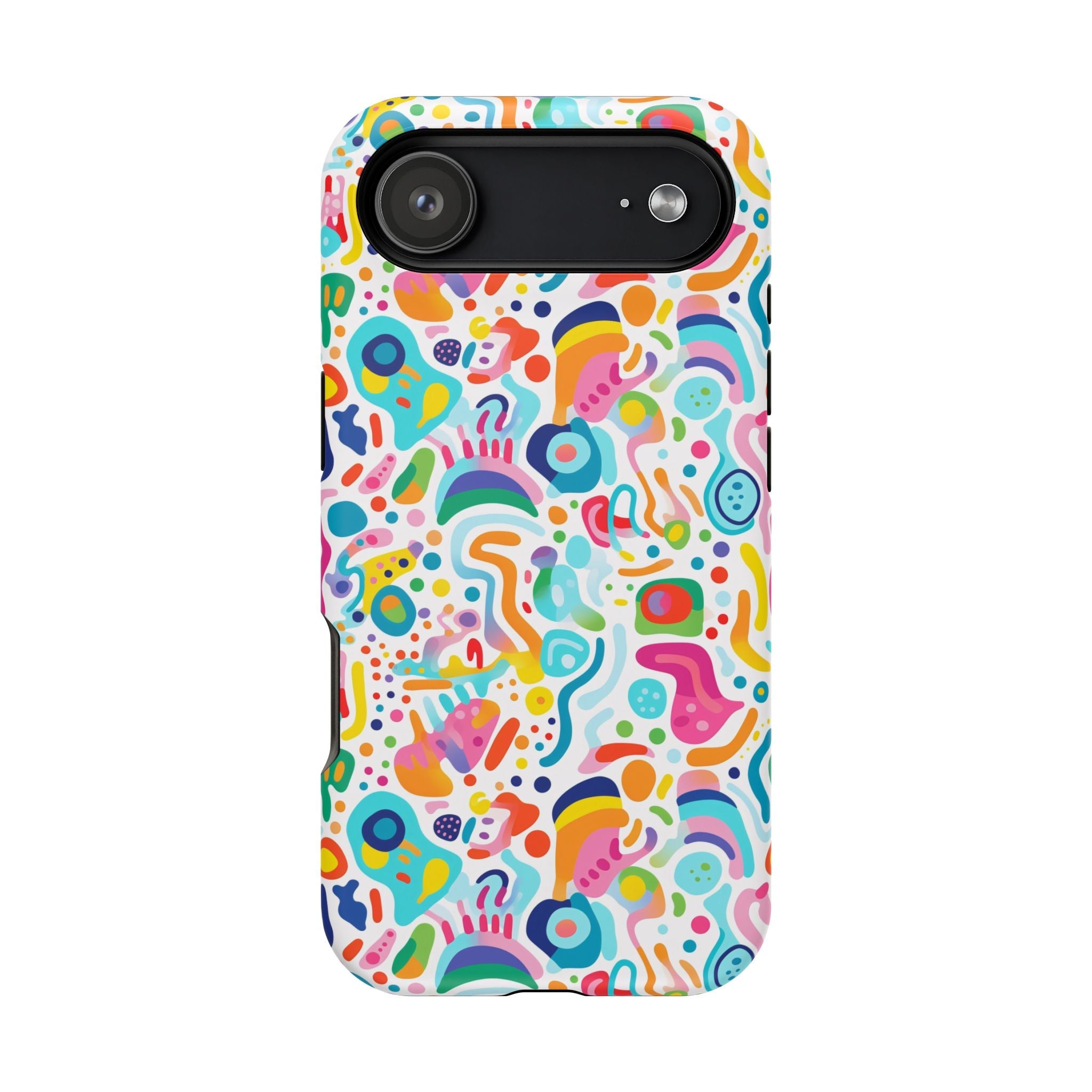 Bespattered Facade Rainbow Doodles MagSafe Tough Case