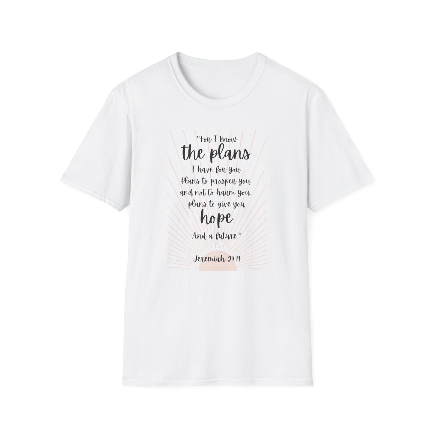 Jeremiah 29 11 Bible Verse T-Shirt