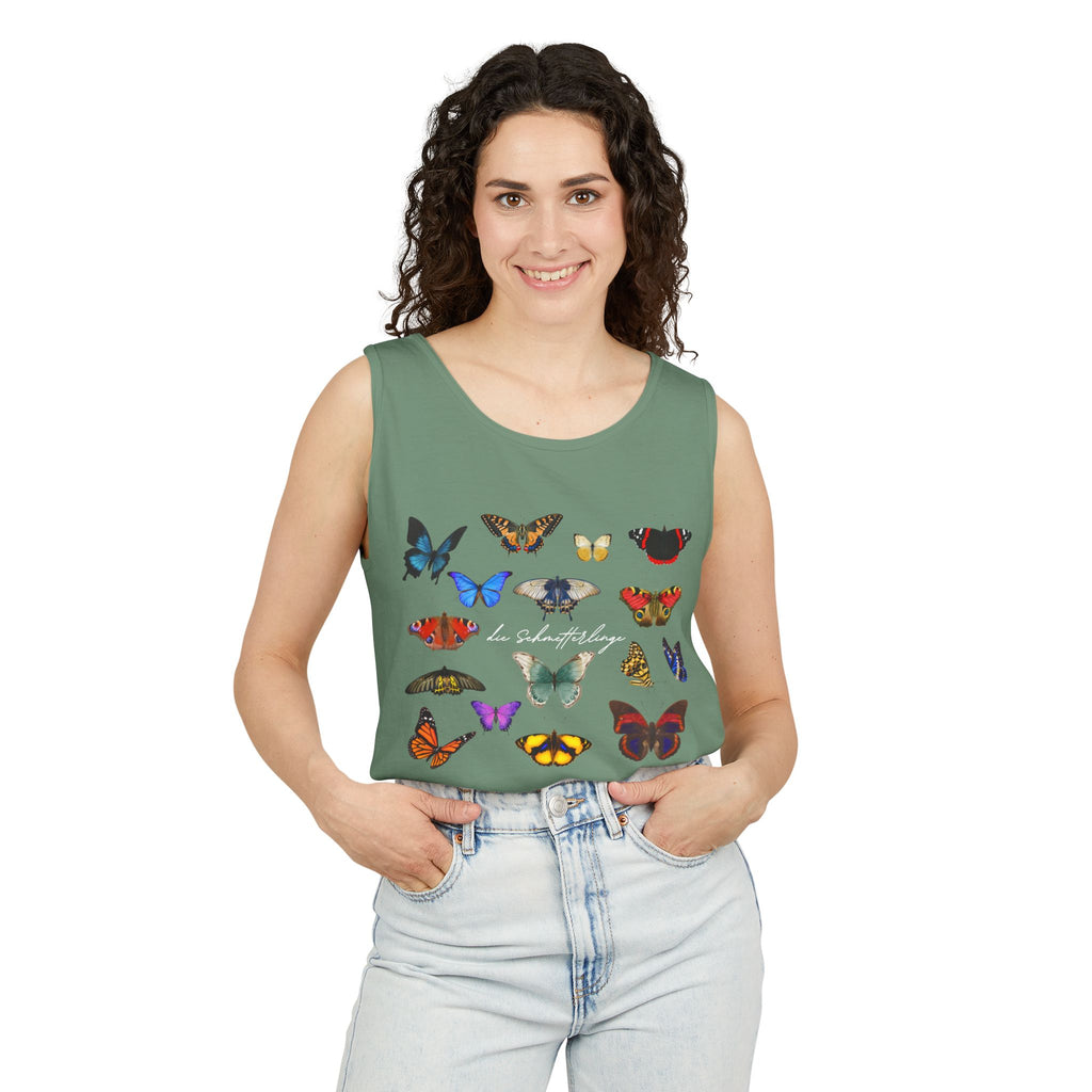 Die Schmetterlinge Tank Top — German Butterflies Graphic Tank