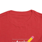 Apple Pencil Toddler Tee Shirt by Printify