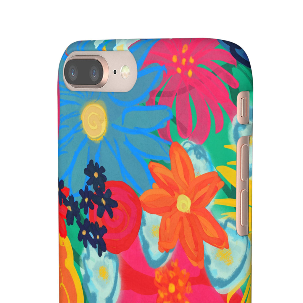 Bespattered Facade Bold Florals Snap Case