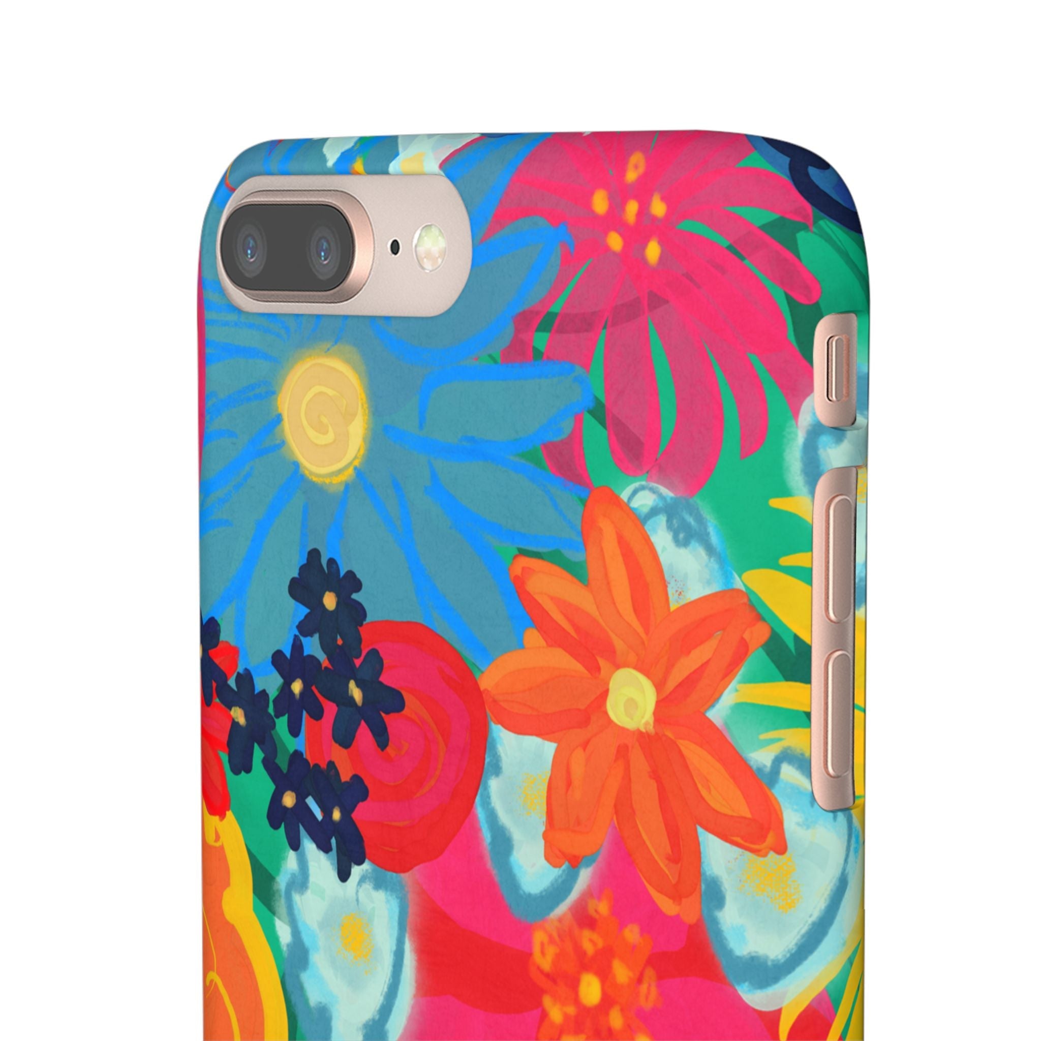 Bespattered Facade Bold Florals Snap Case