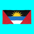 Antigua and Barbuda Beach Towel | Quality & Long Lasting - 2 Sizes | Antiguan Pride | Gift for Antiguan and Barbudans