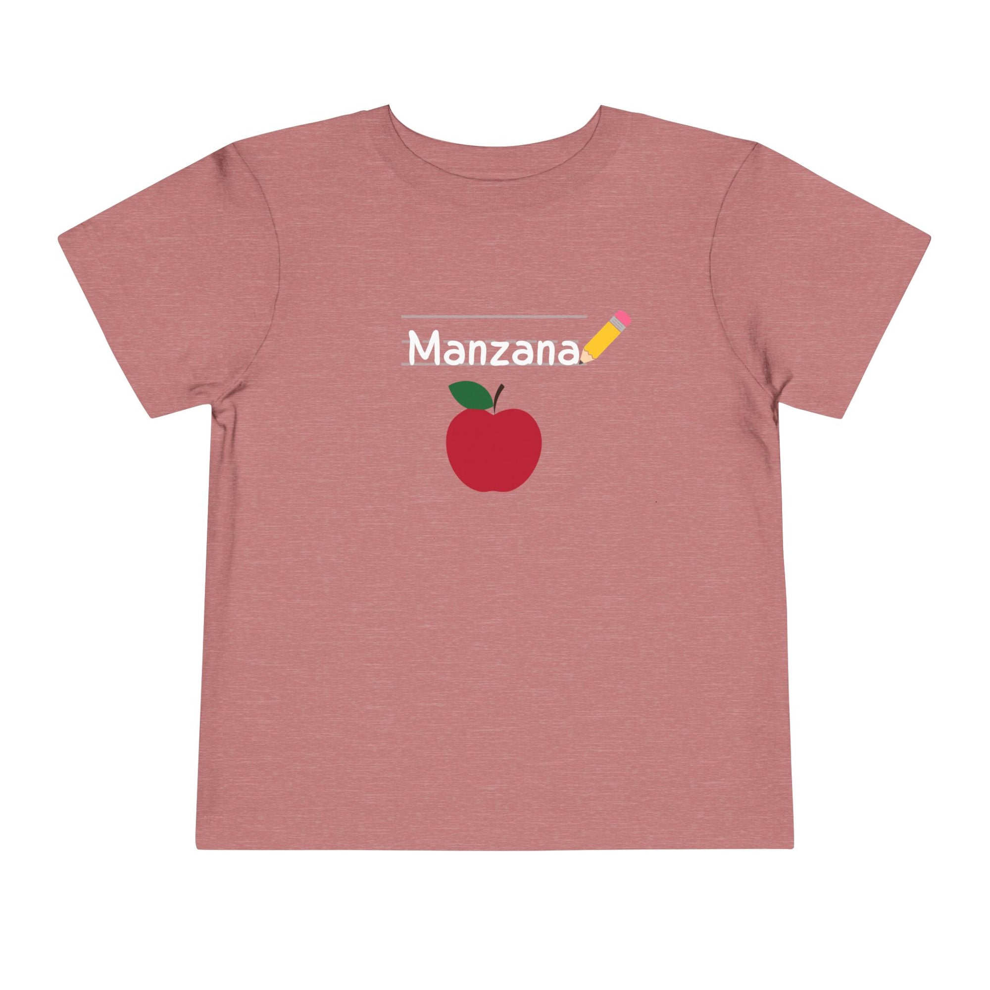 Manzana Apple and Pencil Toddler Tee Shirt