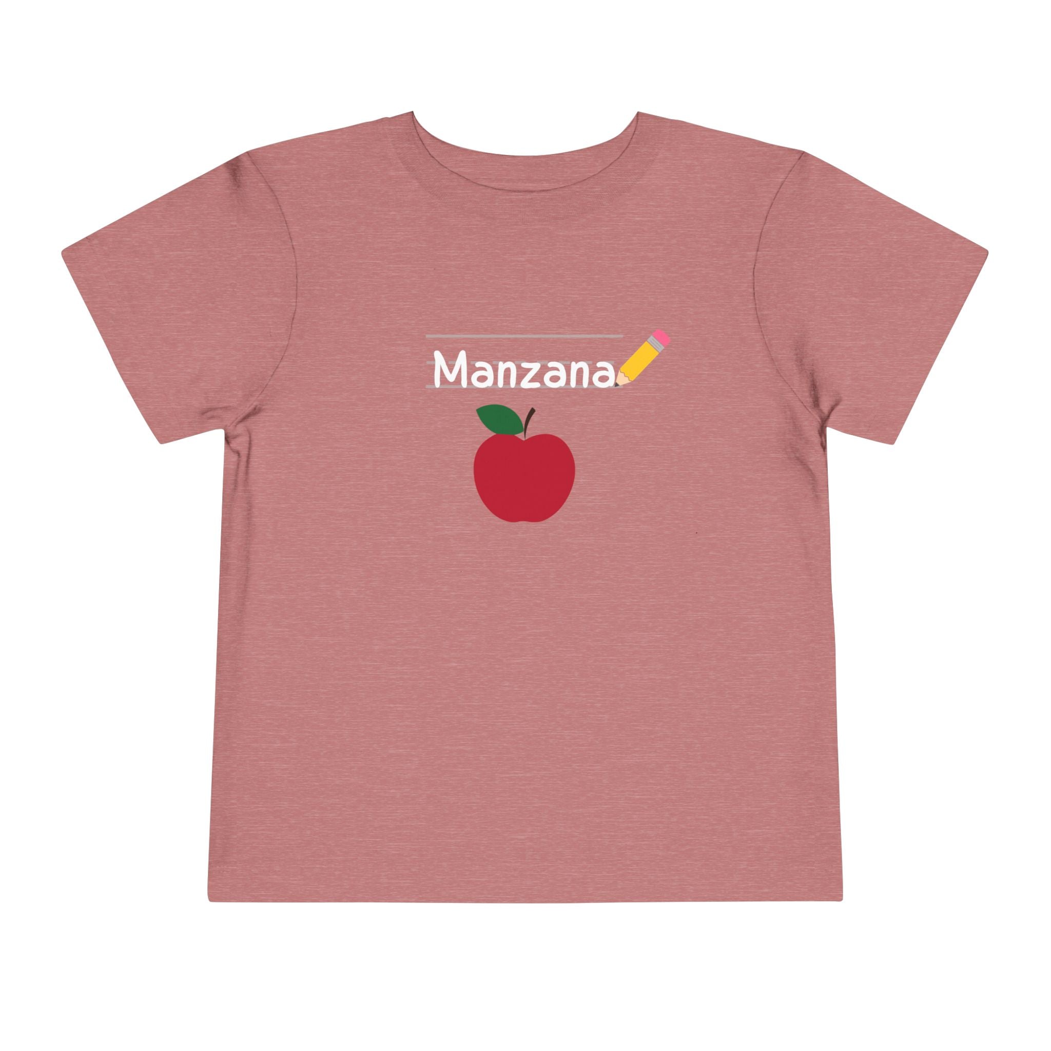 Manzana Apple and Pencil Toddler Tee Shirt