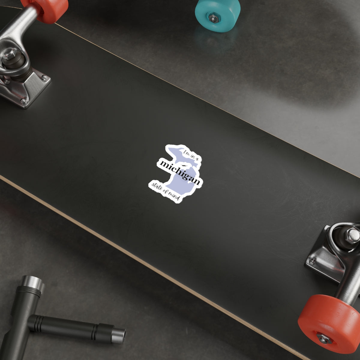 I'm in a Michigan State of Mind Die-Cut Sticker