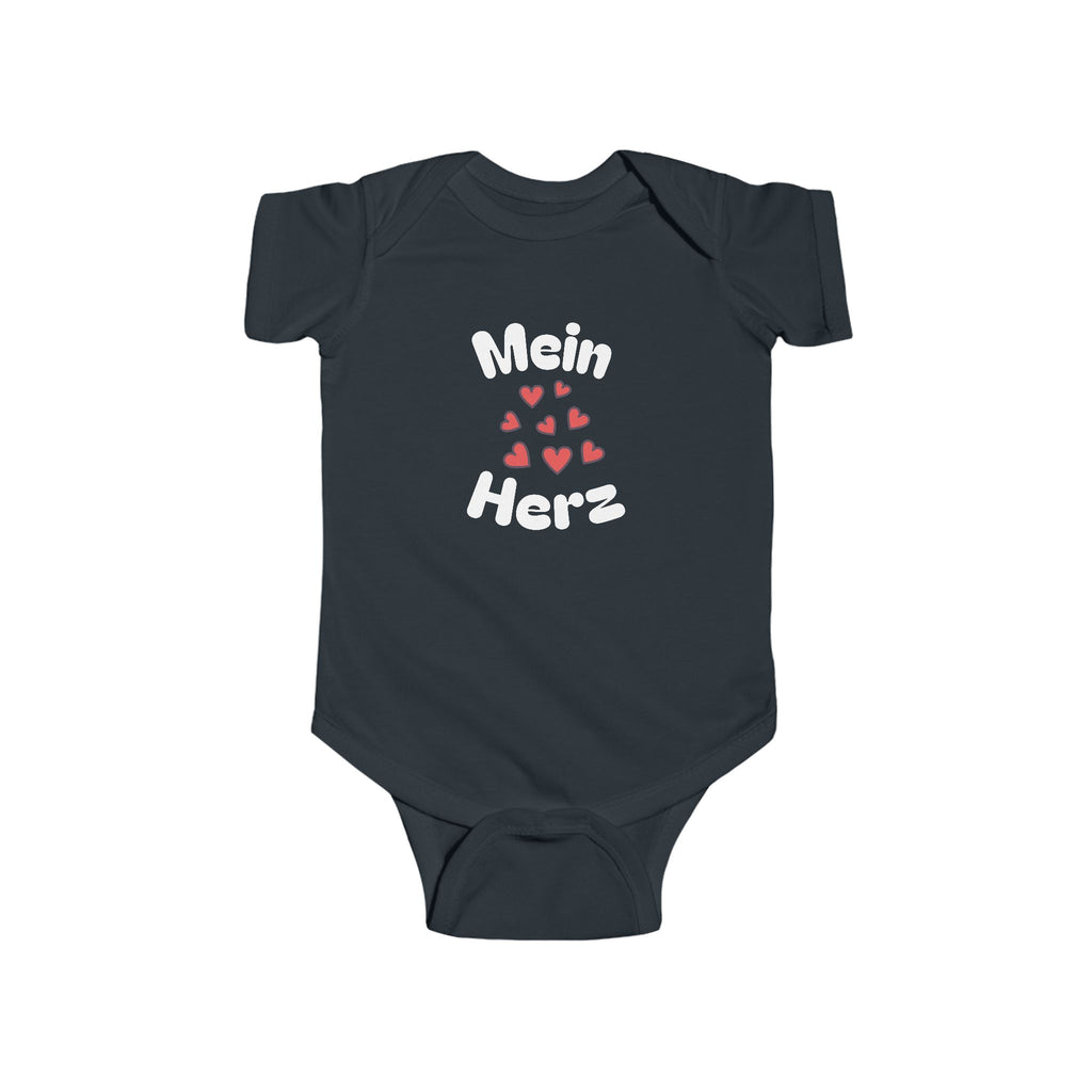 Mein Herz Infant German Bodysuit, Cute Baby Romper
