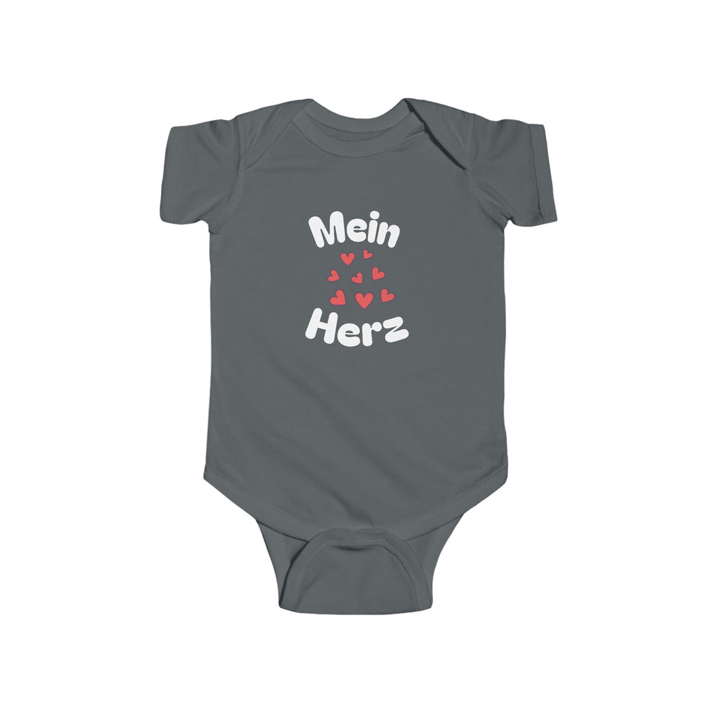 Mein Herz Infant German Bodysuit, Cute Baby Romper