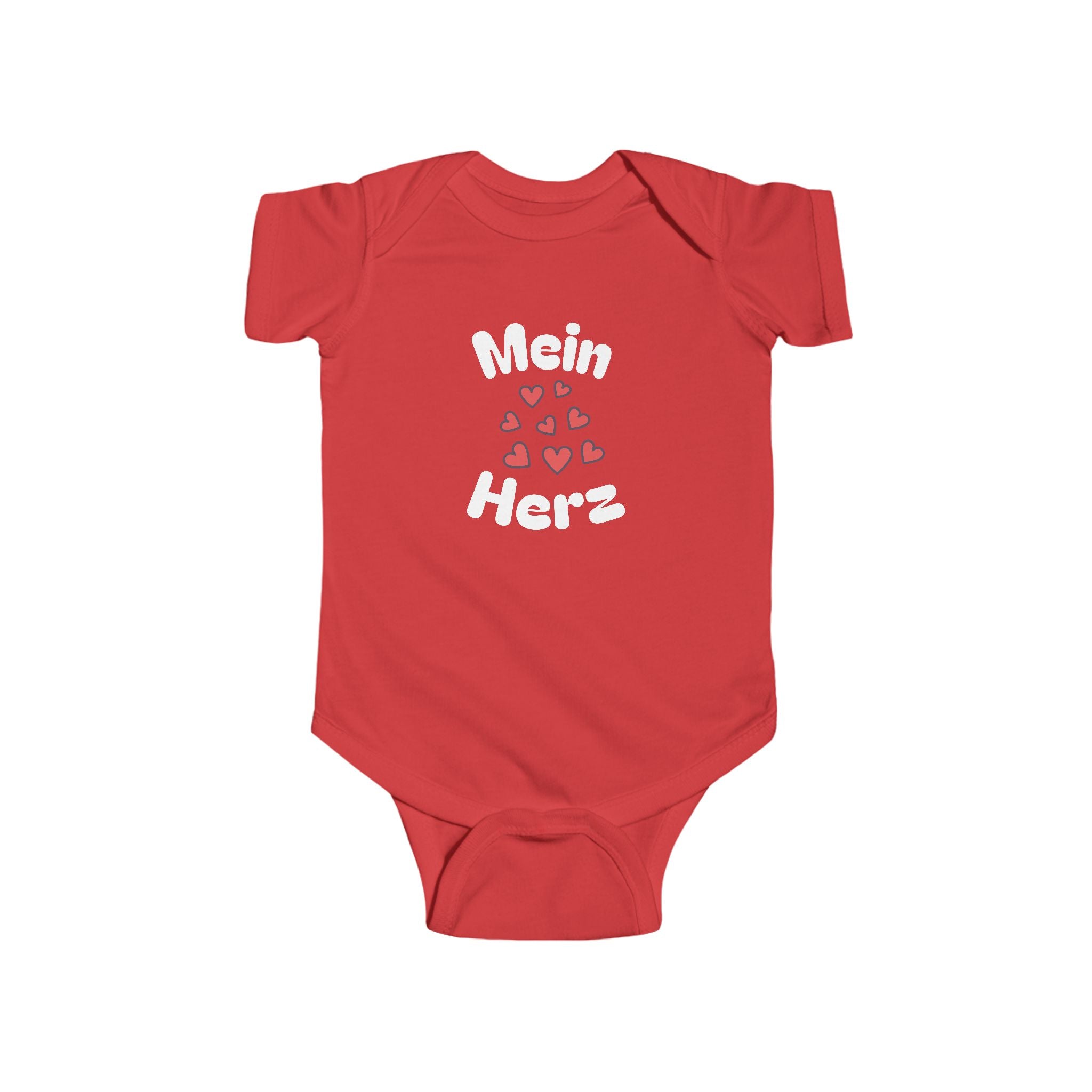 Mein Herz Infant German Bodysuit, Cute Baby Romper