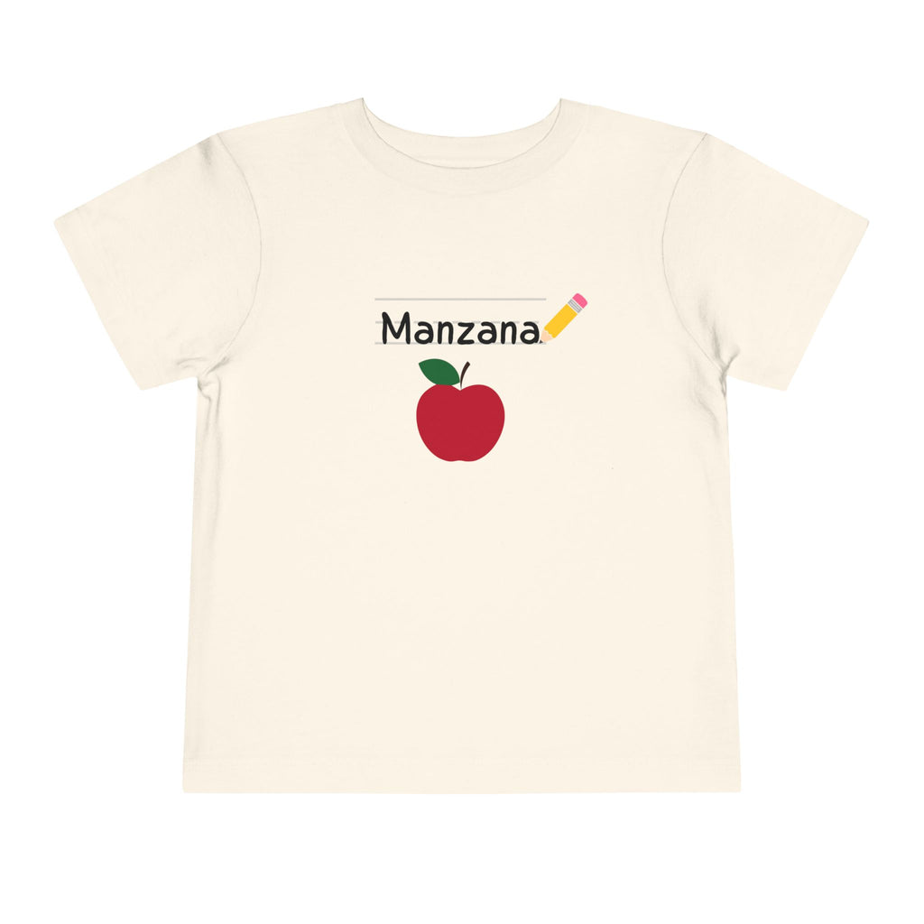 Manzana Apple and Pencil Toddler Tee Shirt