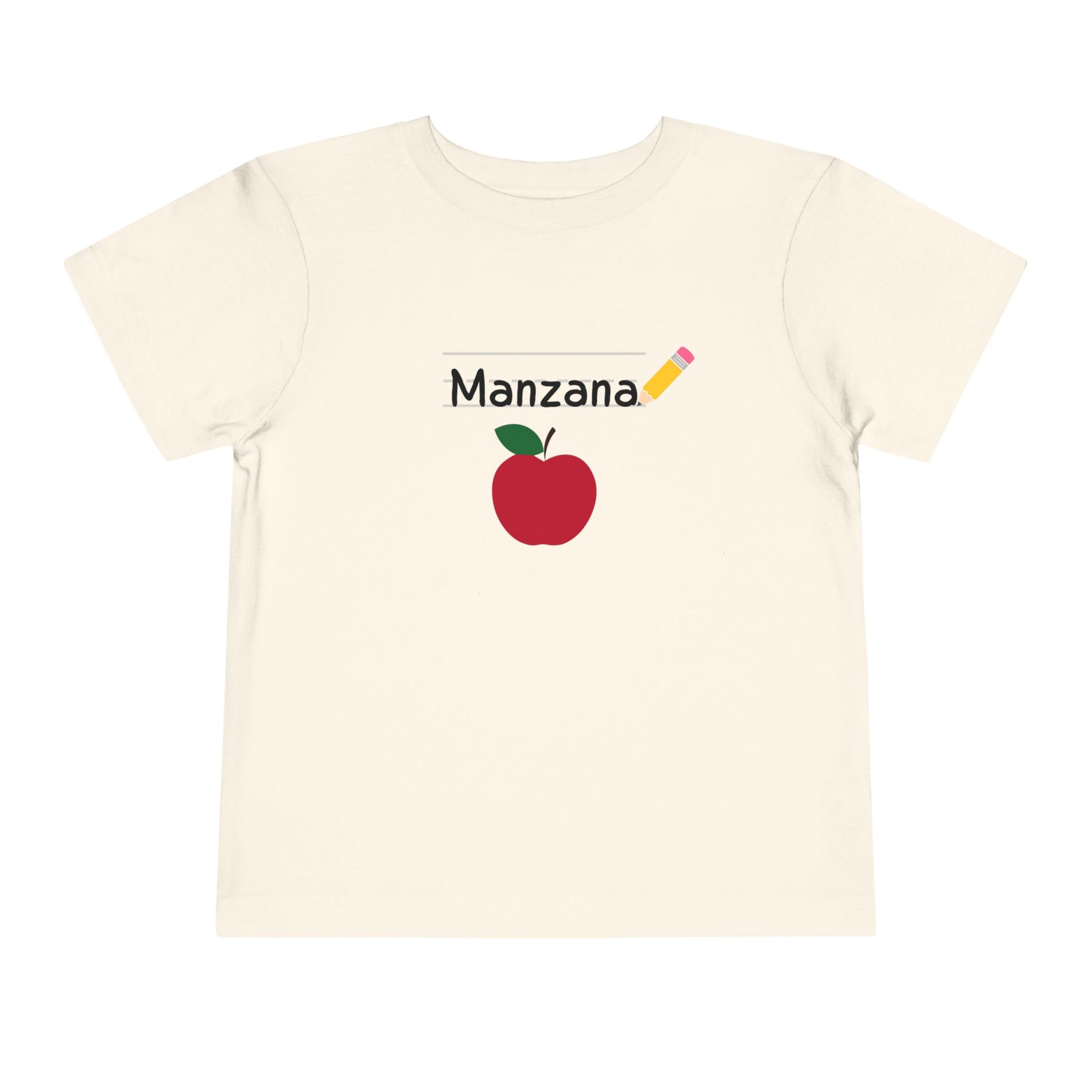 Manzana Apple and Pencil Toddler Tee Shirt