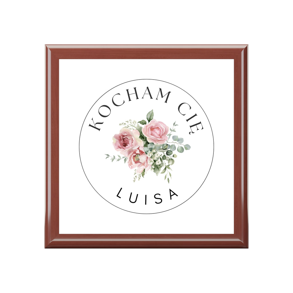 Personalized Kocham Cie Polish I love you Jewelry Box