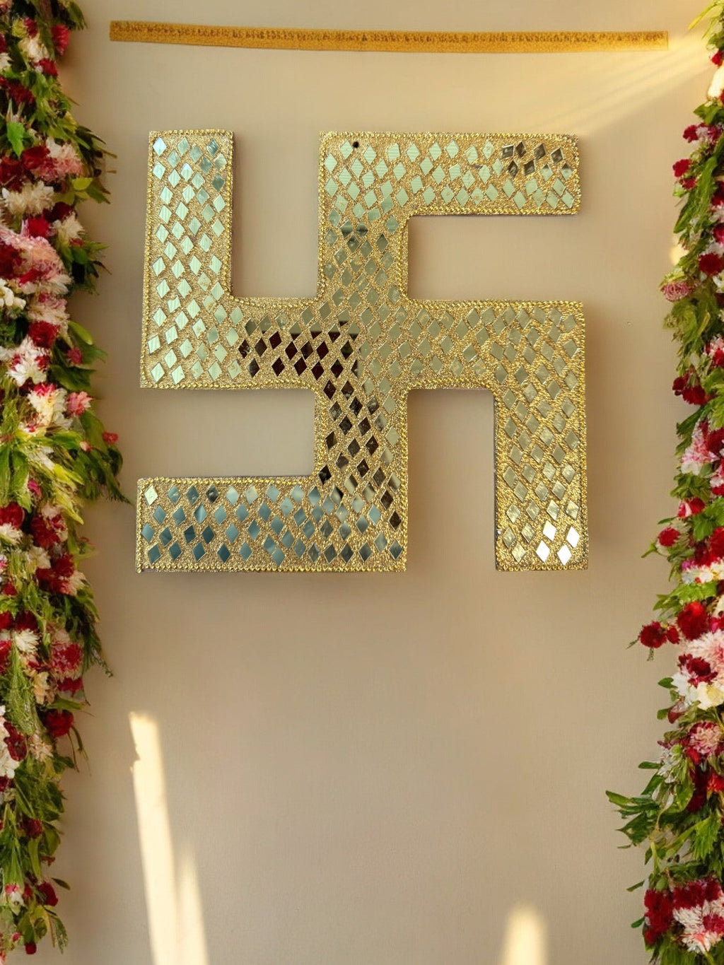 Golden Swastika Cutout