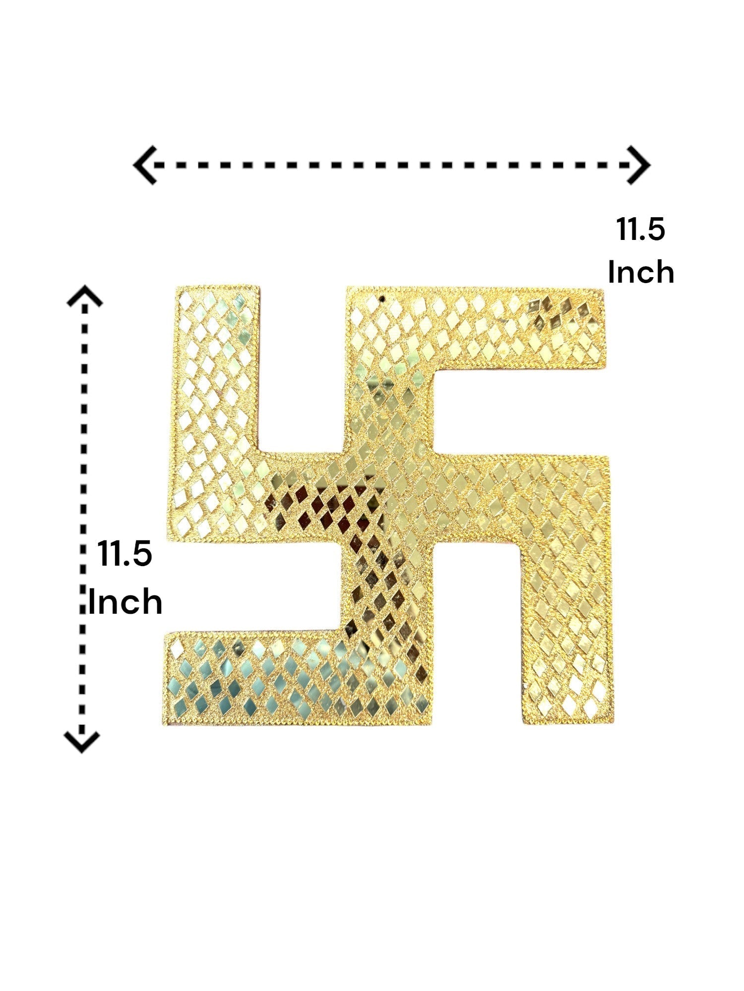 Golden Swastika Cutout