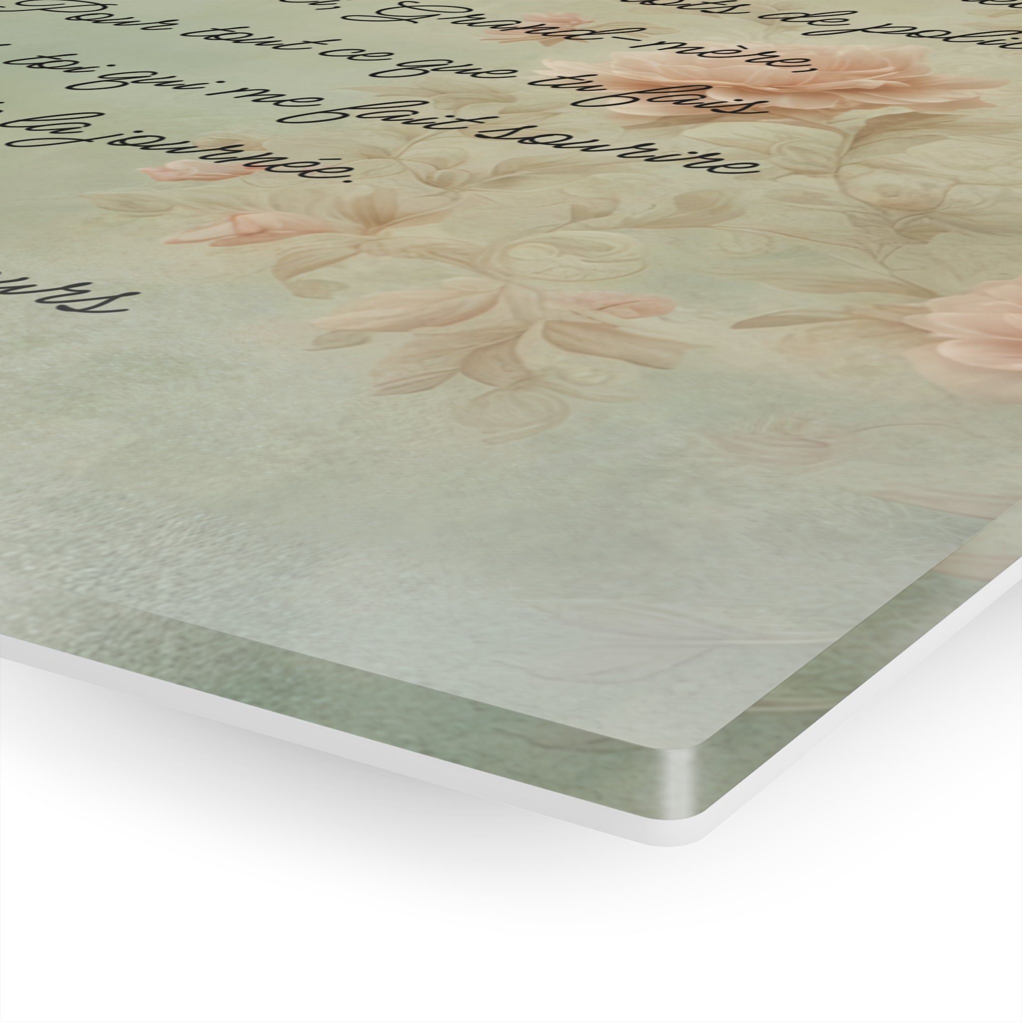 My dear grandmother (Ma Chere Grand - Mere) French Acrylic Print